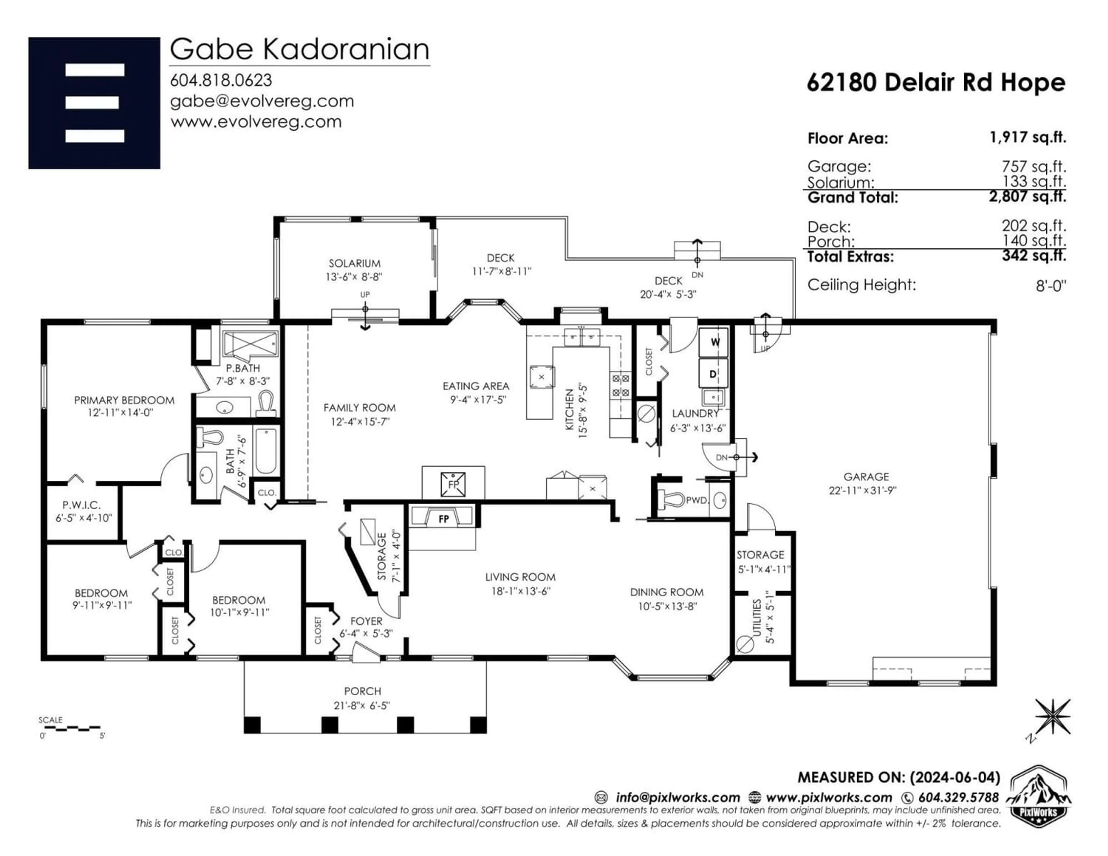 Floor plan for 62180 DELAIR ROAD, Hope British Columbia V0X1L2