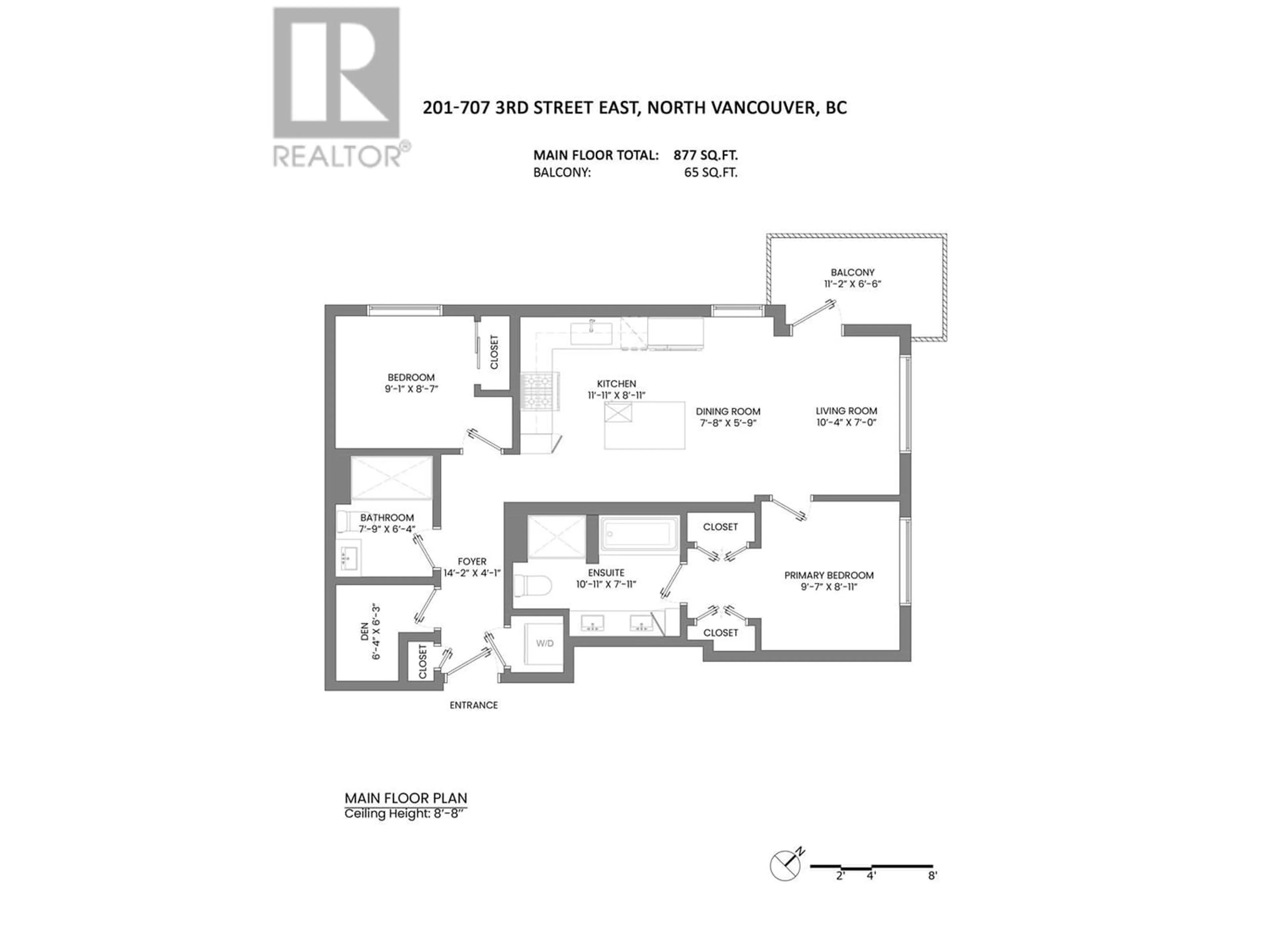 Floor plan for 201 707 E 3RD STREET, North Vancouver British Columbia V7L1G8