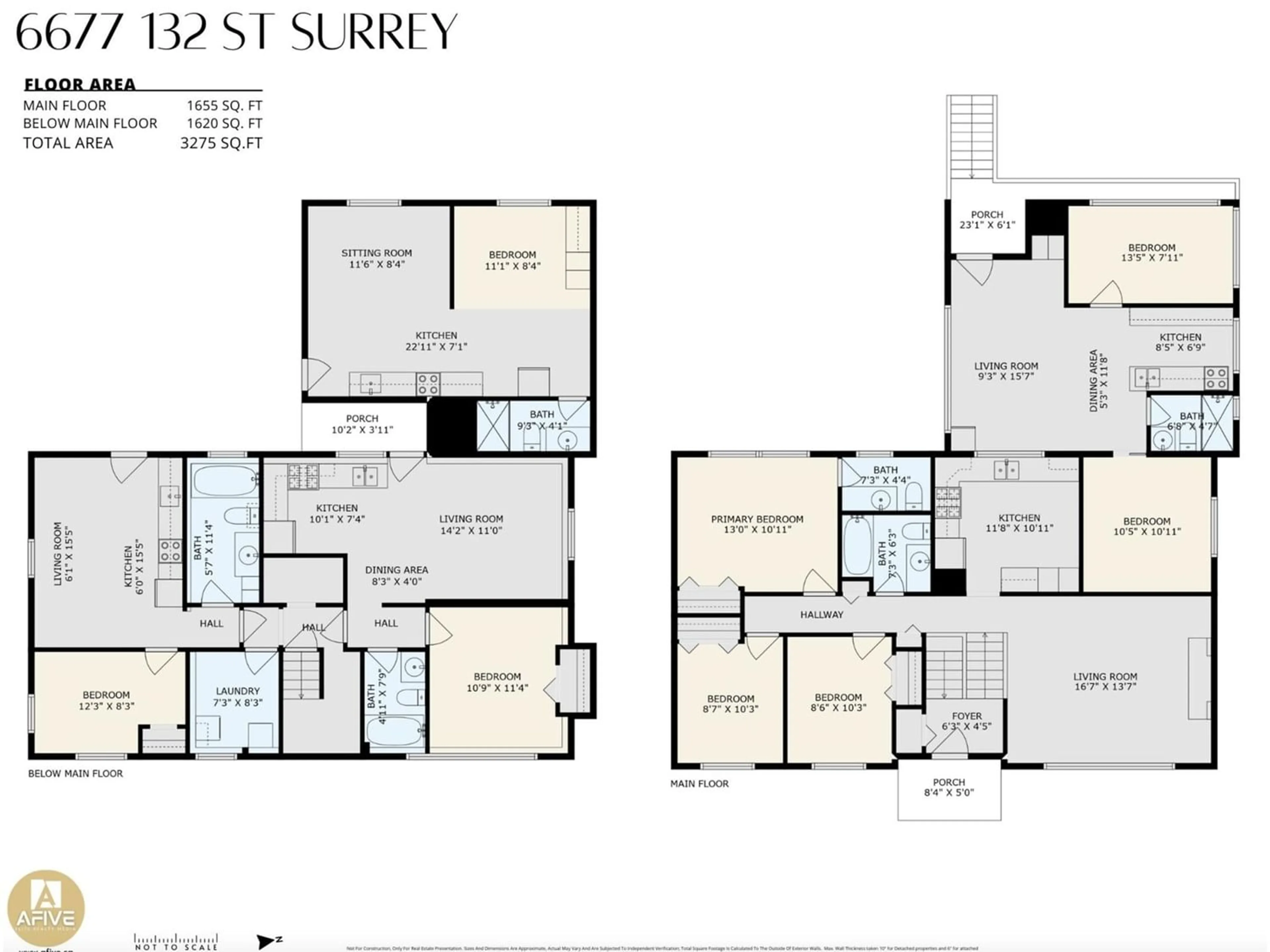 Floor plan for 6677 132 STREET, Surrey British Columbia V3W4L7