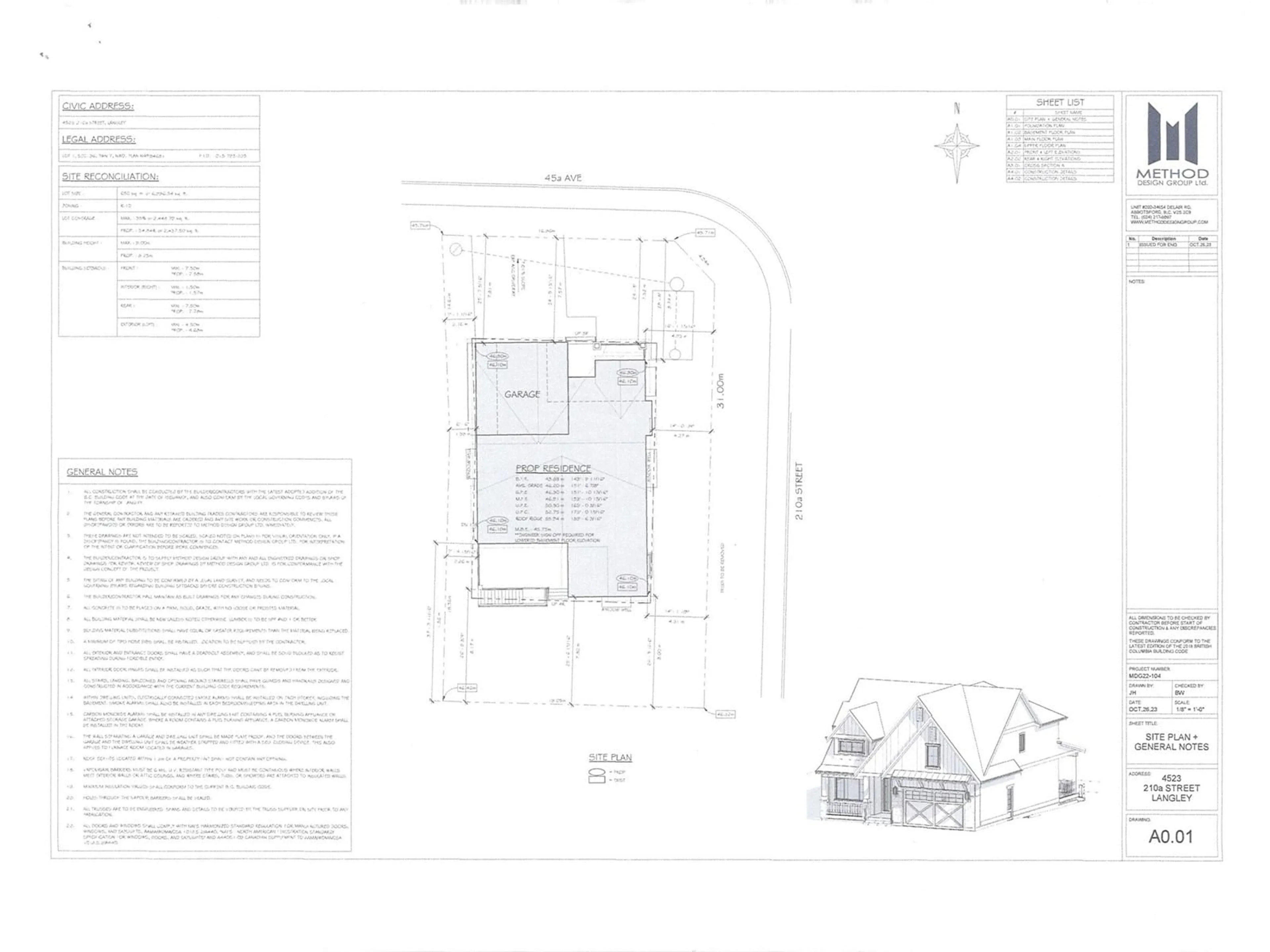 Floor plan for 21026 45A AVENUE, Langley British Columbia V3A8Z3