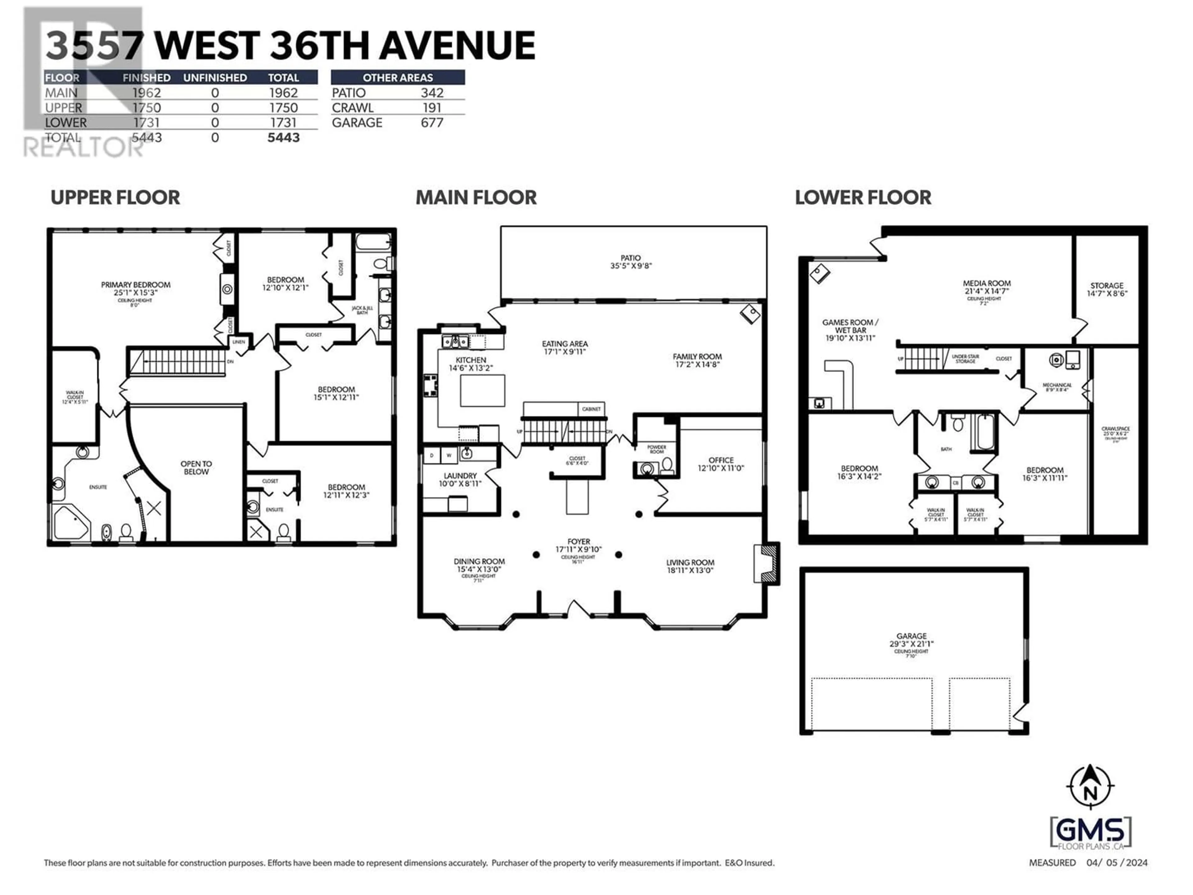 Floor plan for 3557 W 36TH AVENUE, Vancouver British Columbia V6N2S1