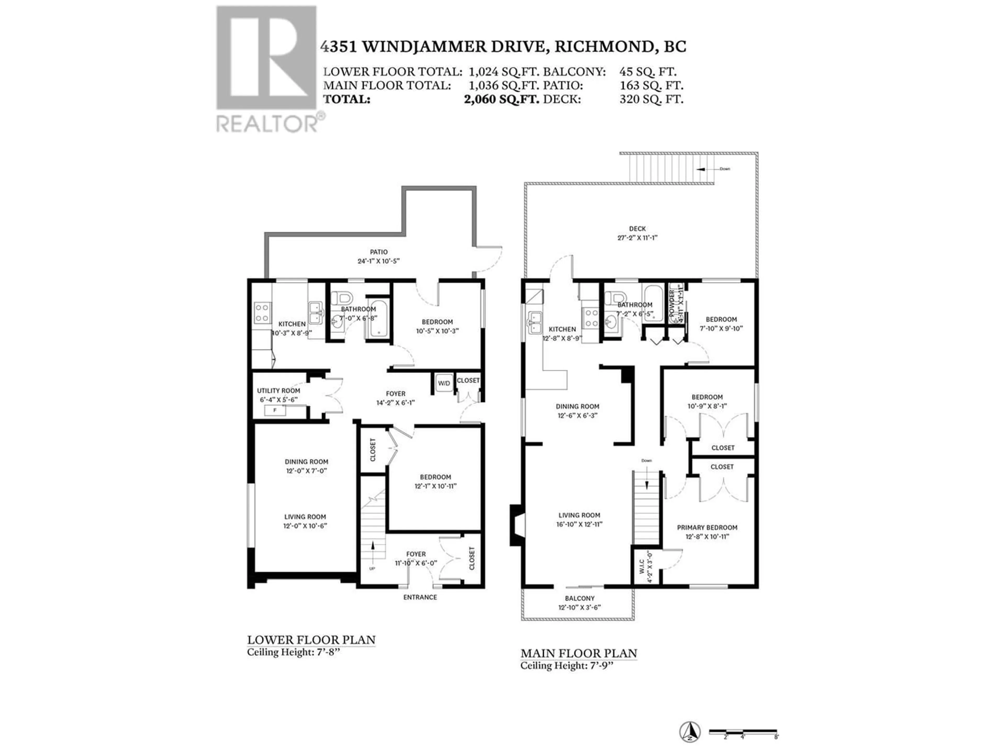 Floor plan for 4351 WINDJAMMER DRIVE, Richmond British Columbia V7E4L5