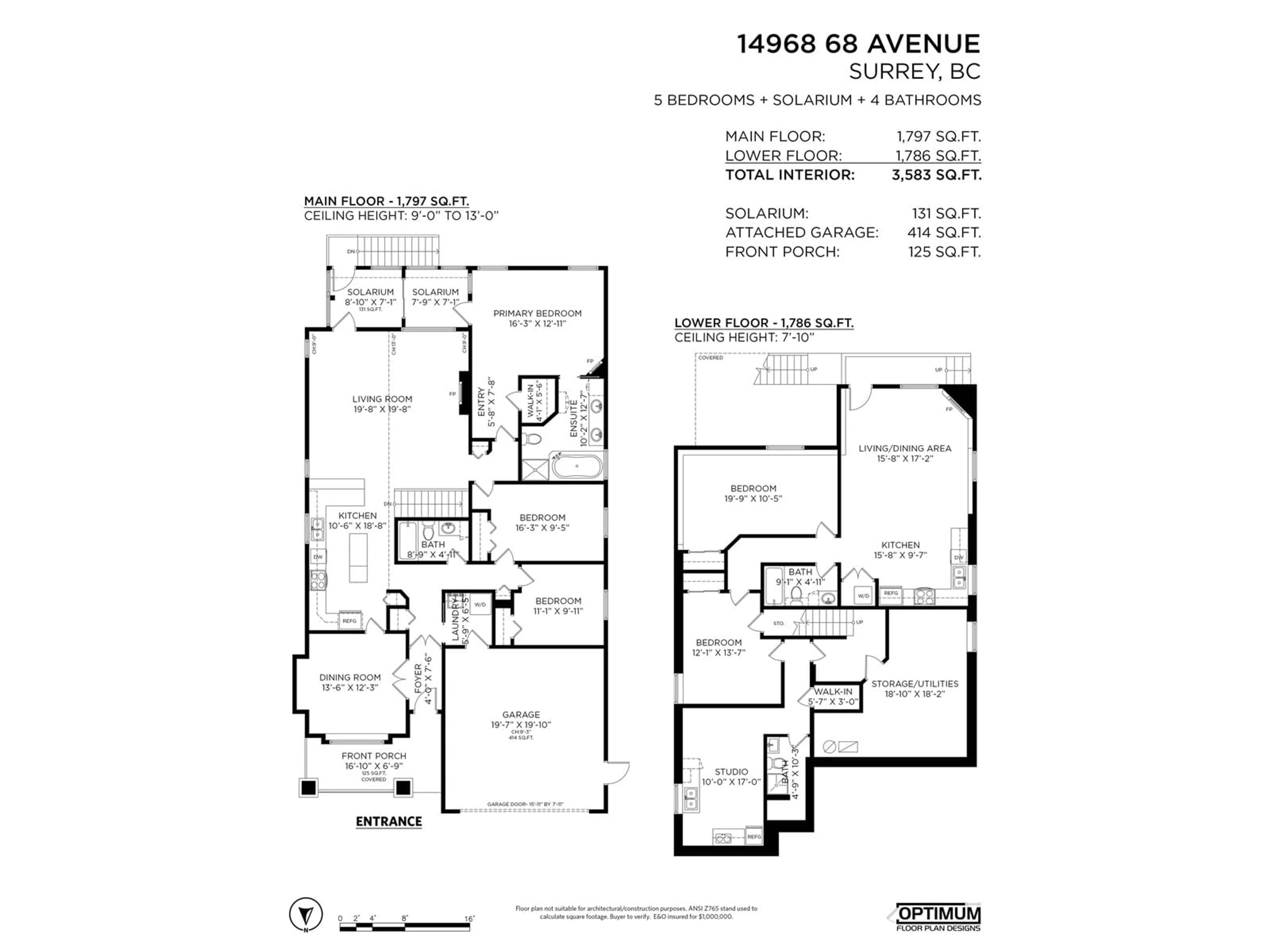 Floor plan for 14968 68 AVENUE, Surrey British Columbia V3S2B5