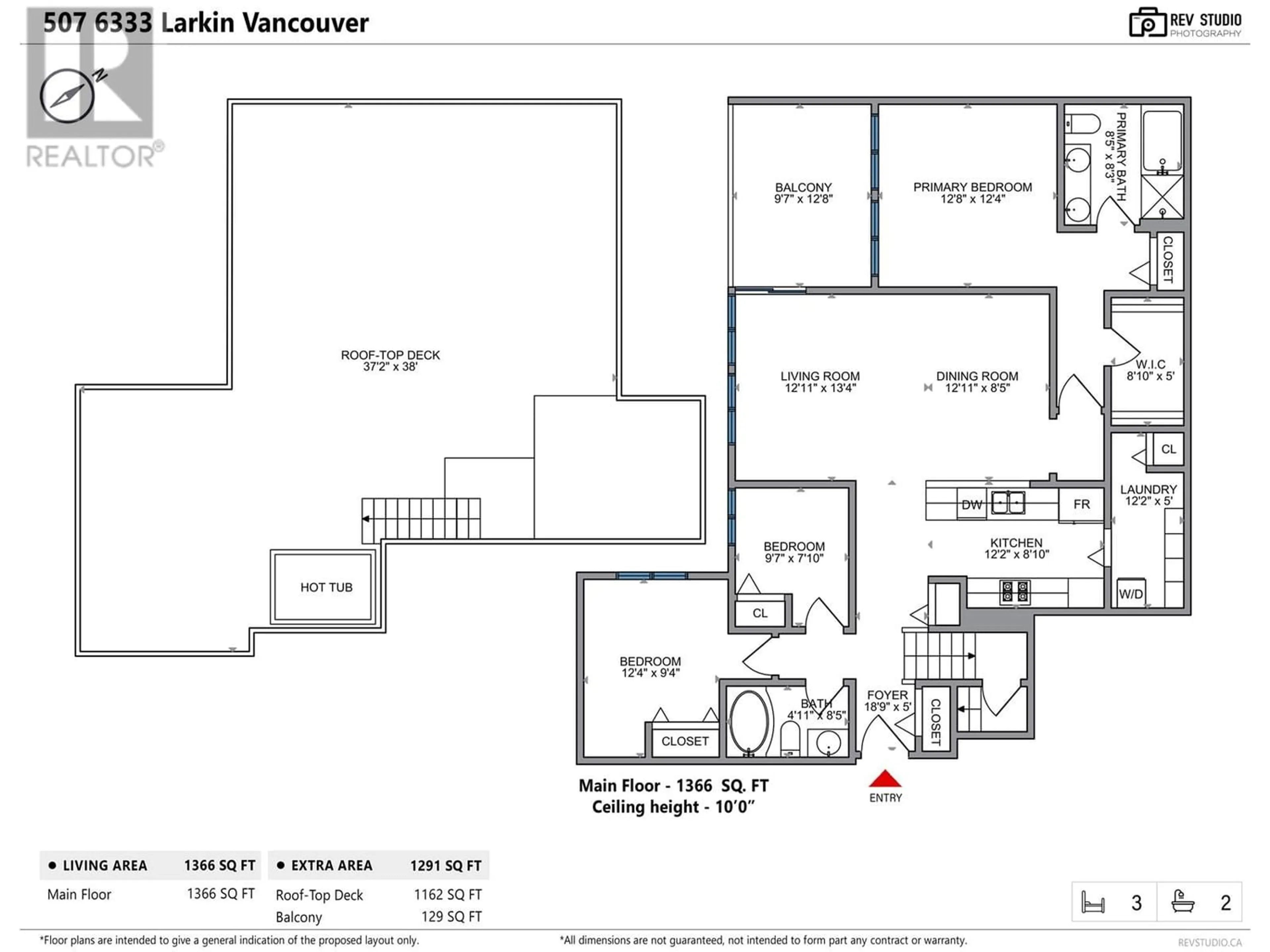 Floor plan for 507 6333 LARKIN DRIVE, Vancouver British Columbia V6T0A7