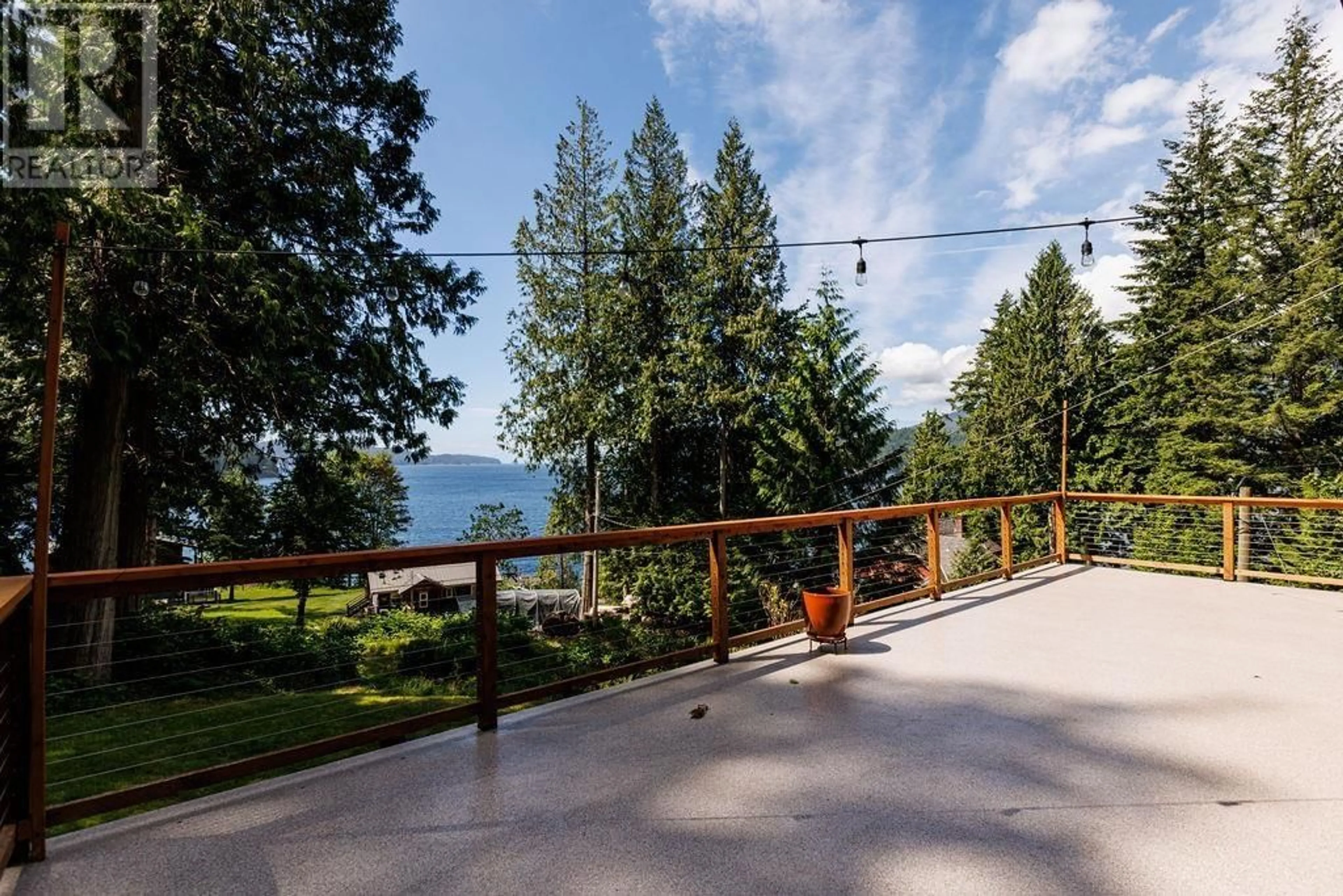 Patio, the fenced backyard for 2426 AUSTIN ROAD, Gambier Island British Columbia V0N1V0