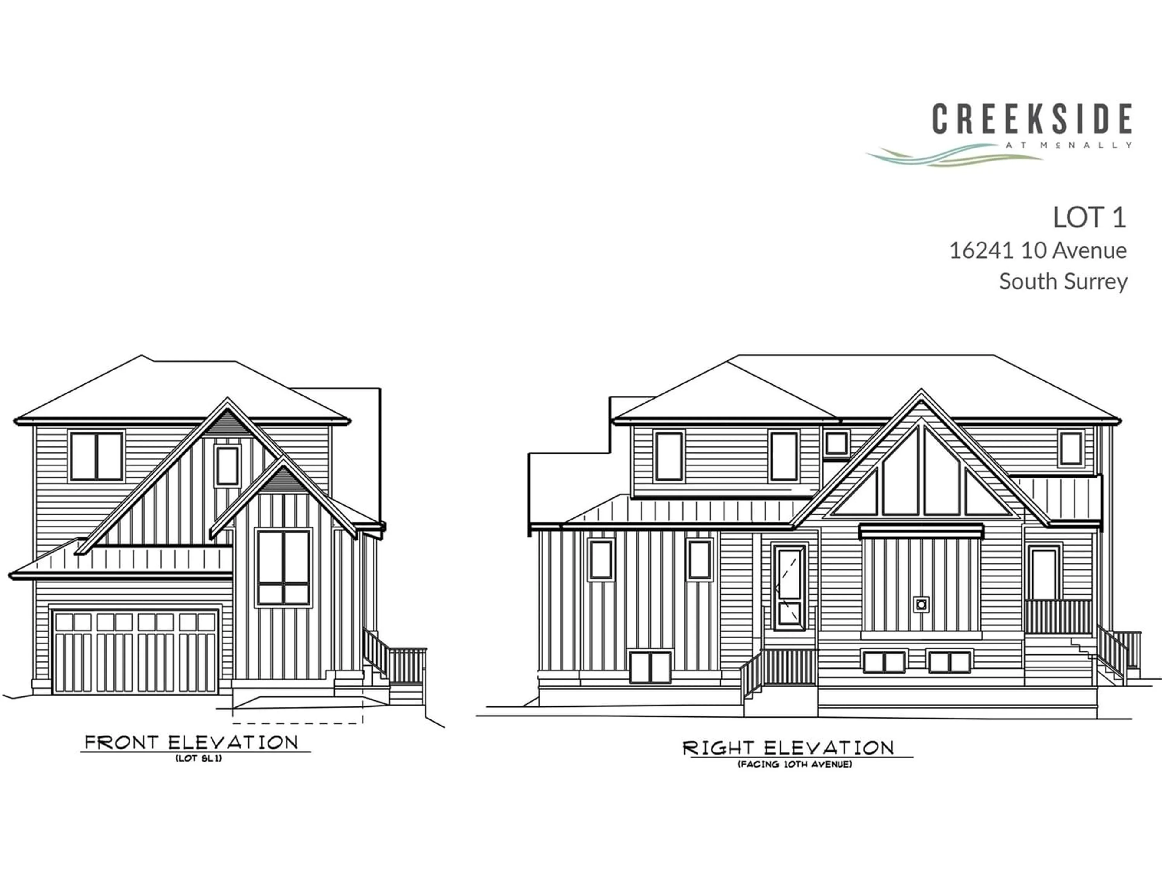 Frontside or backside of a home for 16241 10 AVENUE, Surrey British Columbia V4A1A9