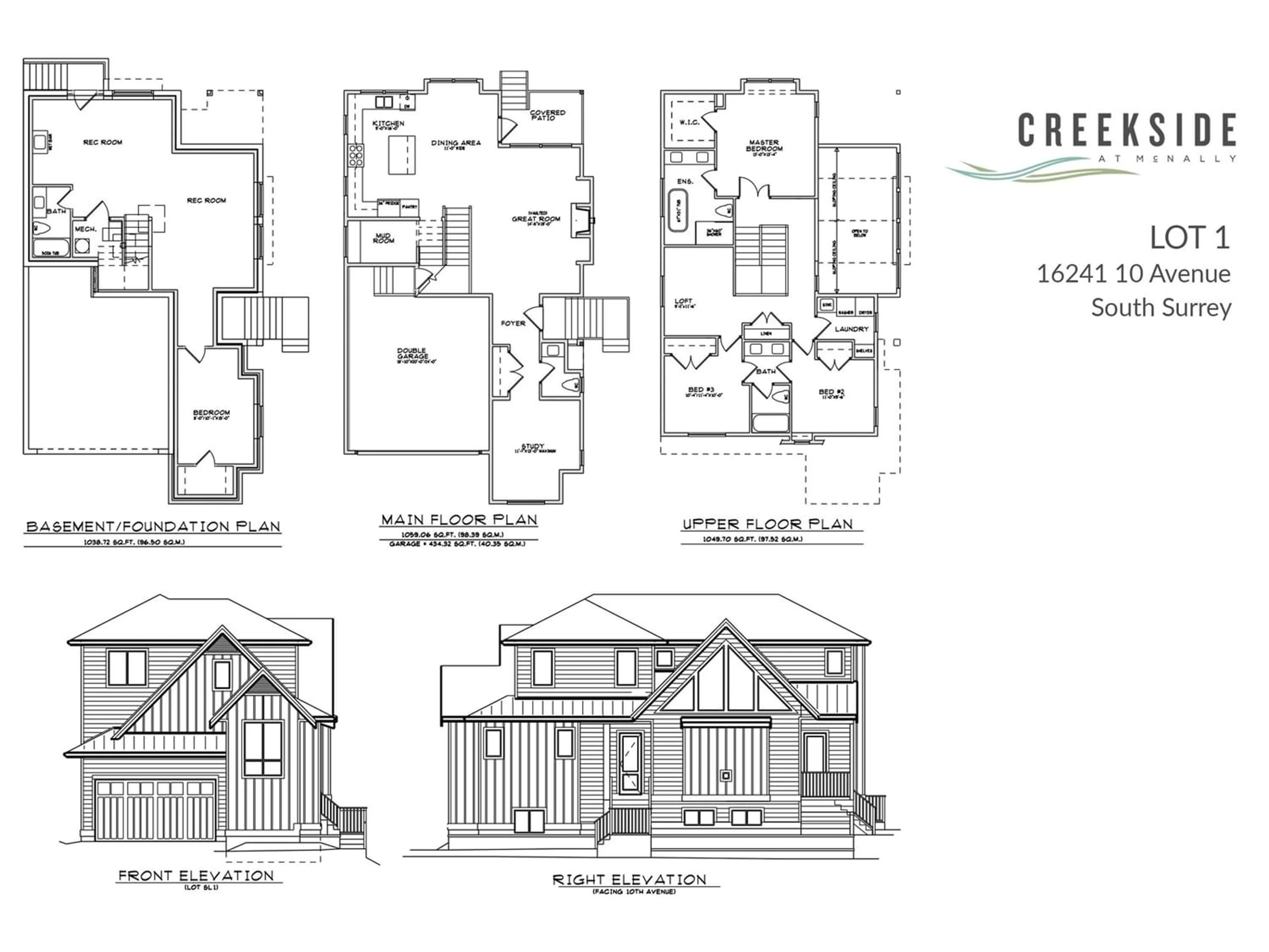 Floor plan for 16241 10 AVENUE, Surrey British Columbia V4A1A9