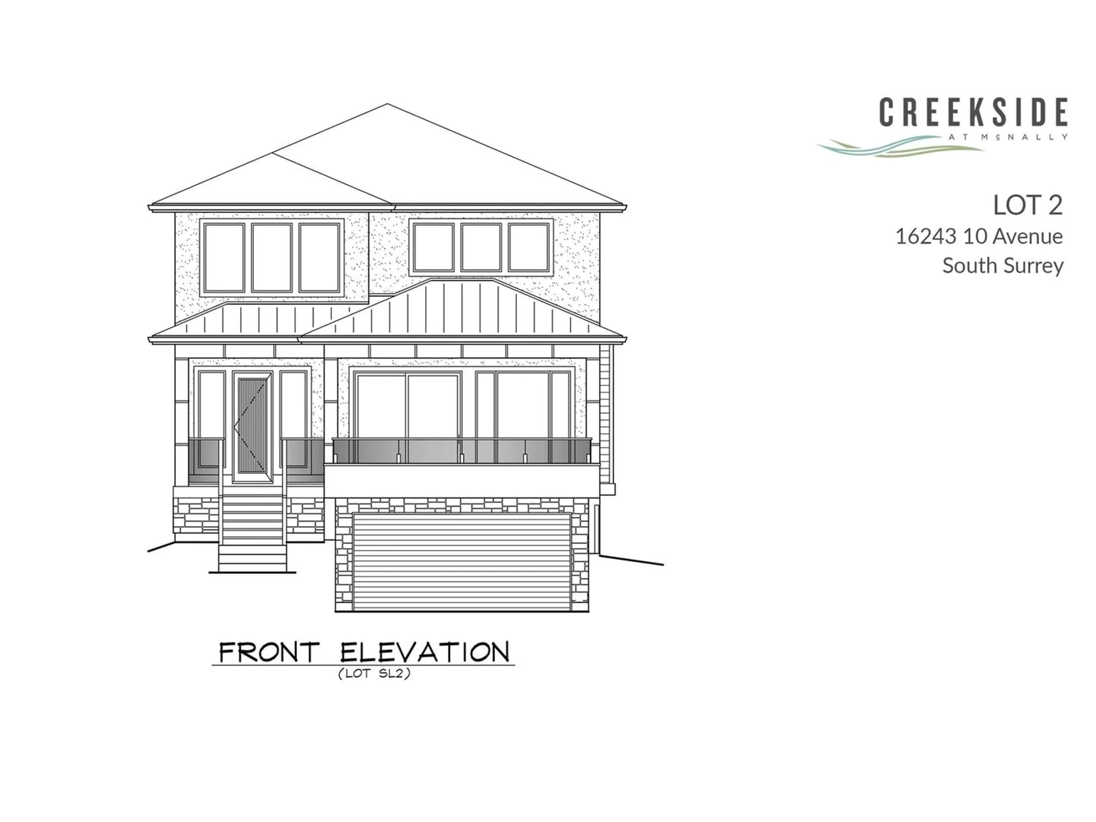 Frontside or backside of a home for 16243 10 AVENUE, Surrey British Columbia V4A1A9