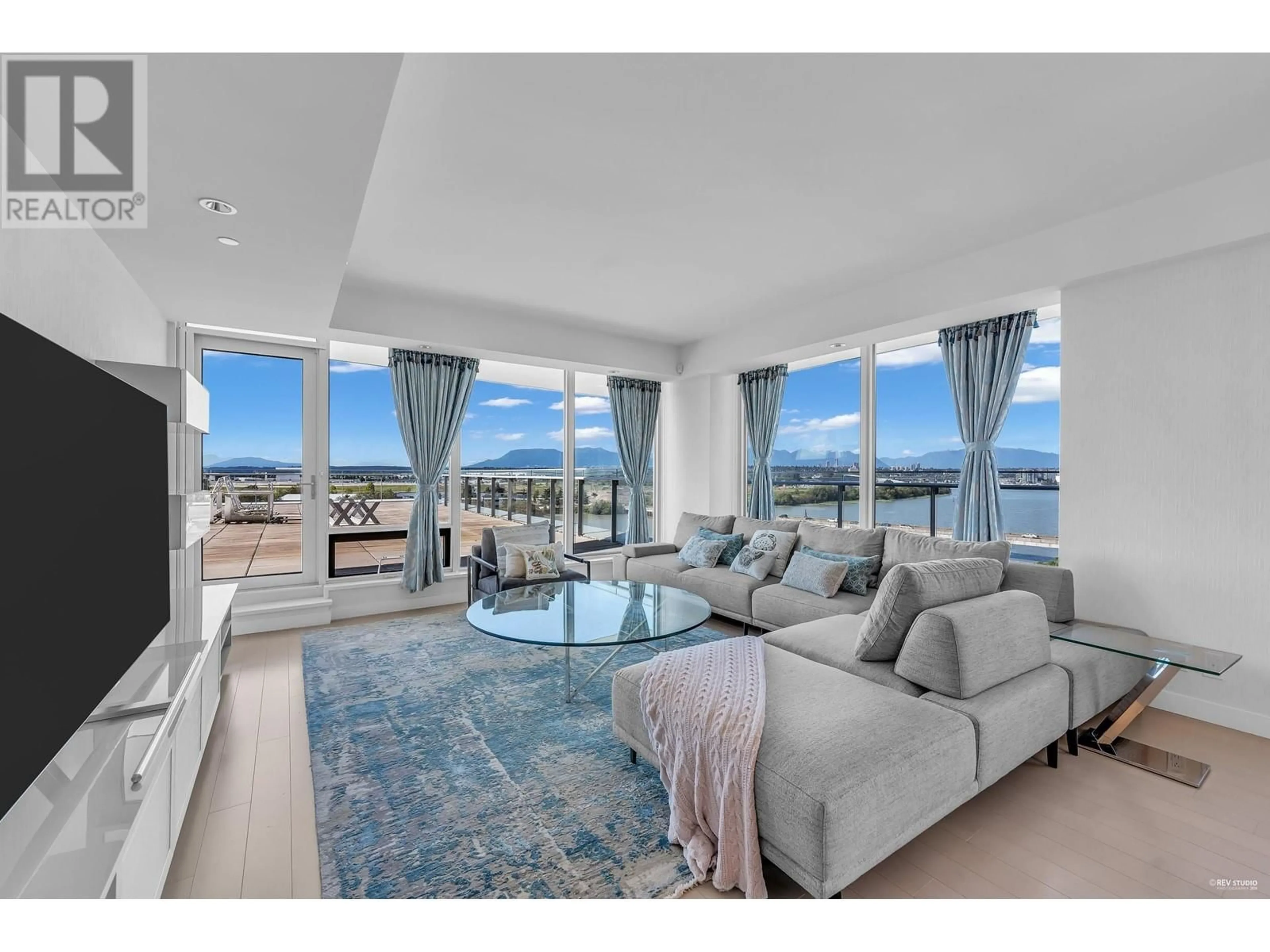 Living room with furniture, unknown for 802 - 6633 PEARSON WAY, Richmond British Columbia V7C0C4