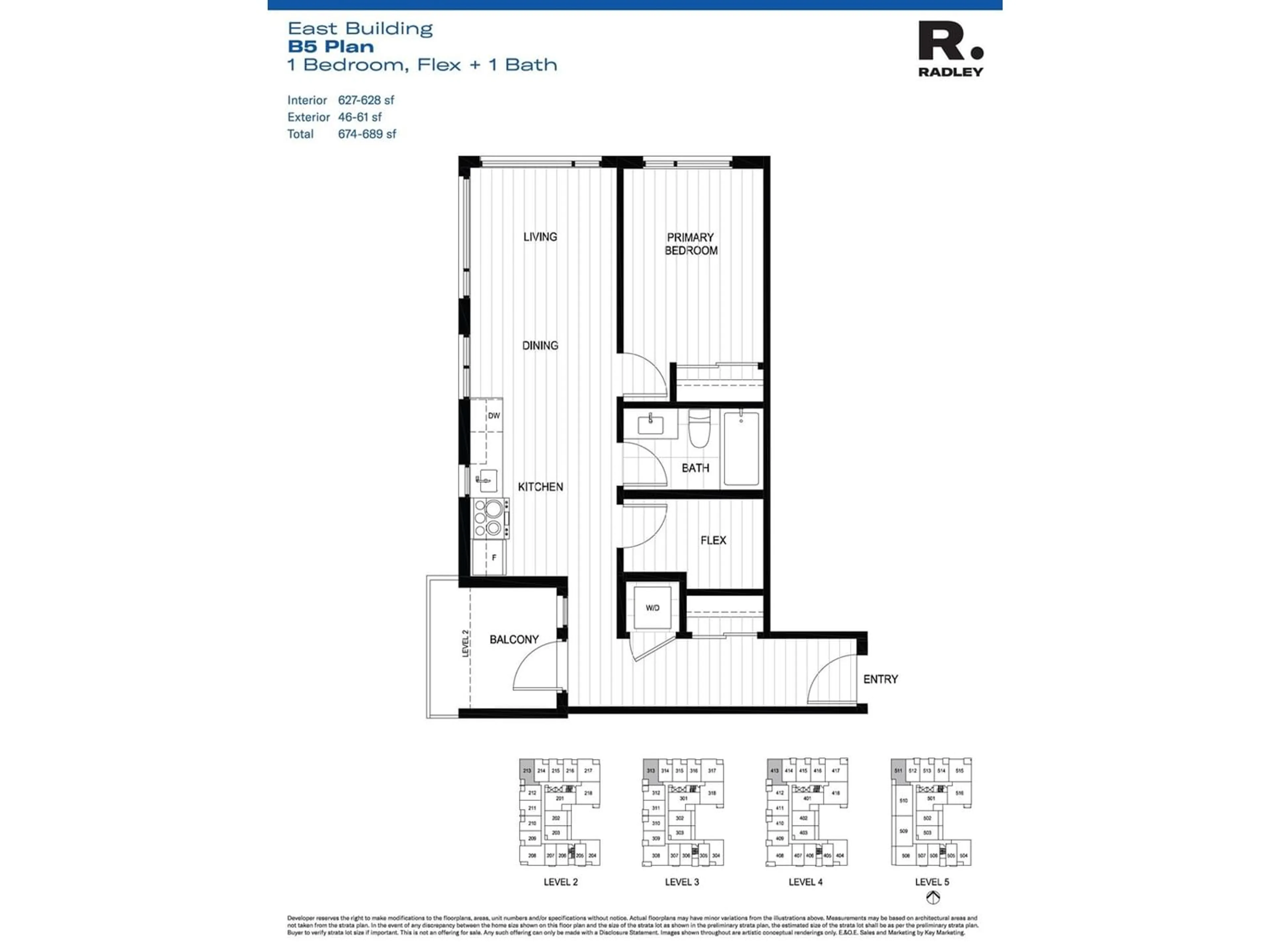 Floor plan for E511 13858 108 AVENUE, Surrey British Columbia V3T2K8