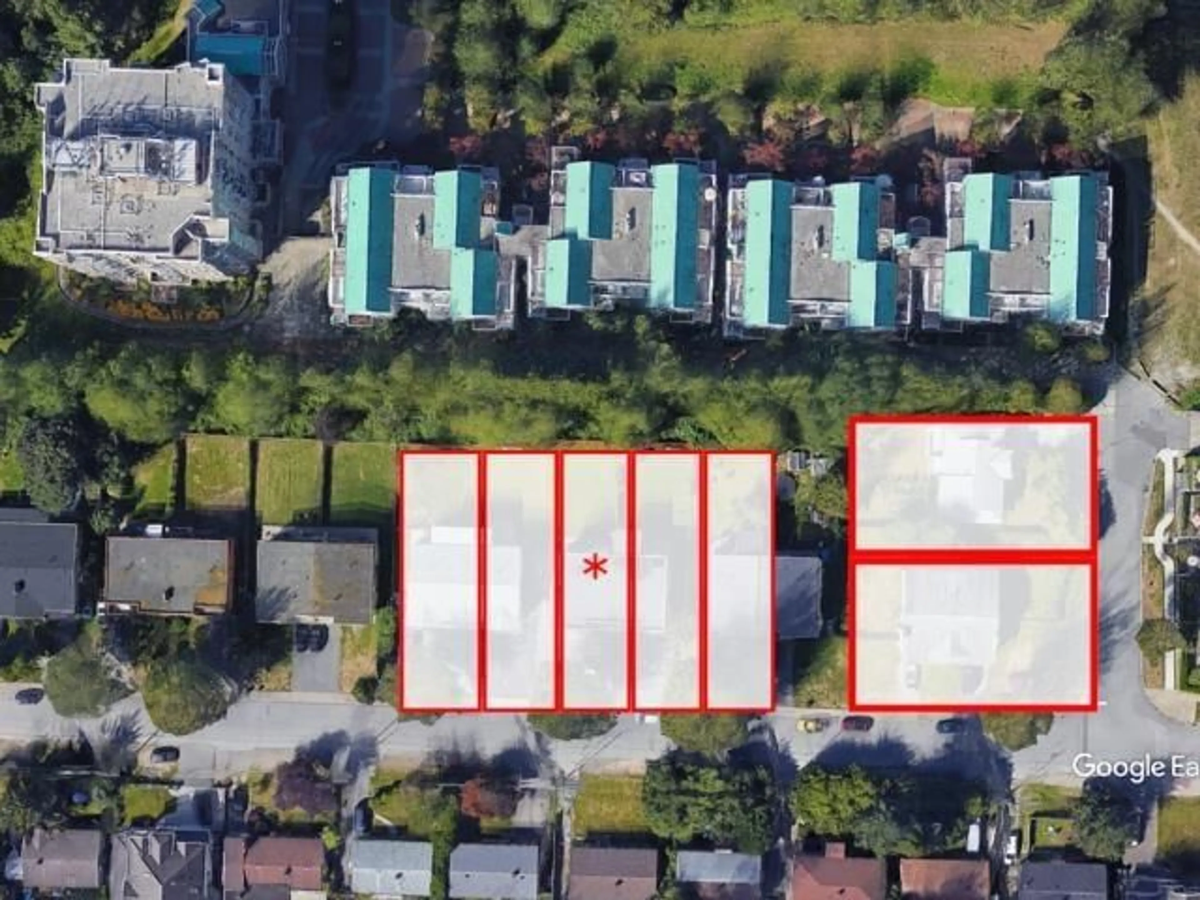 A pic from outside/outdoor area/front of a property/back of a property/a pic from drone, street for 9907 138, Surrey British Columbia V3T5E3