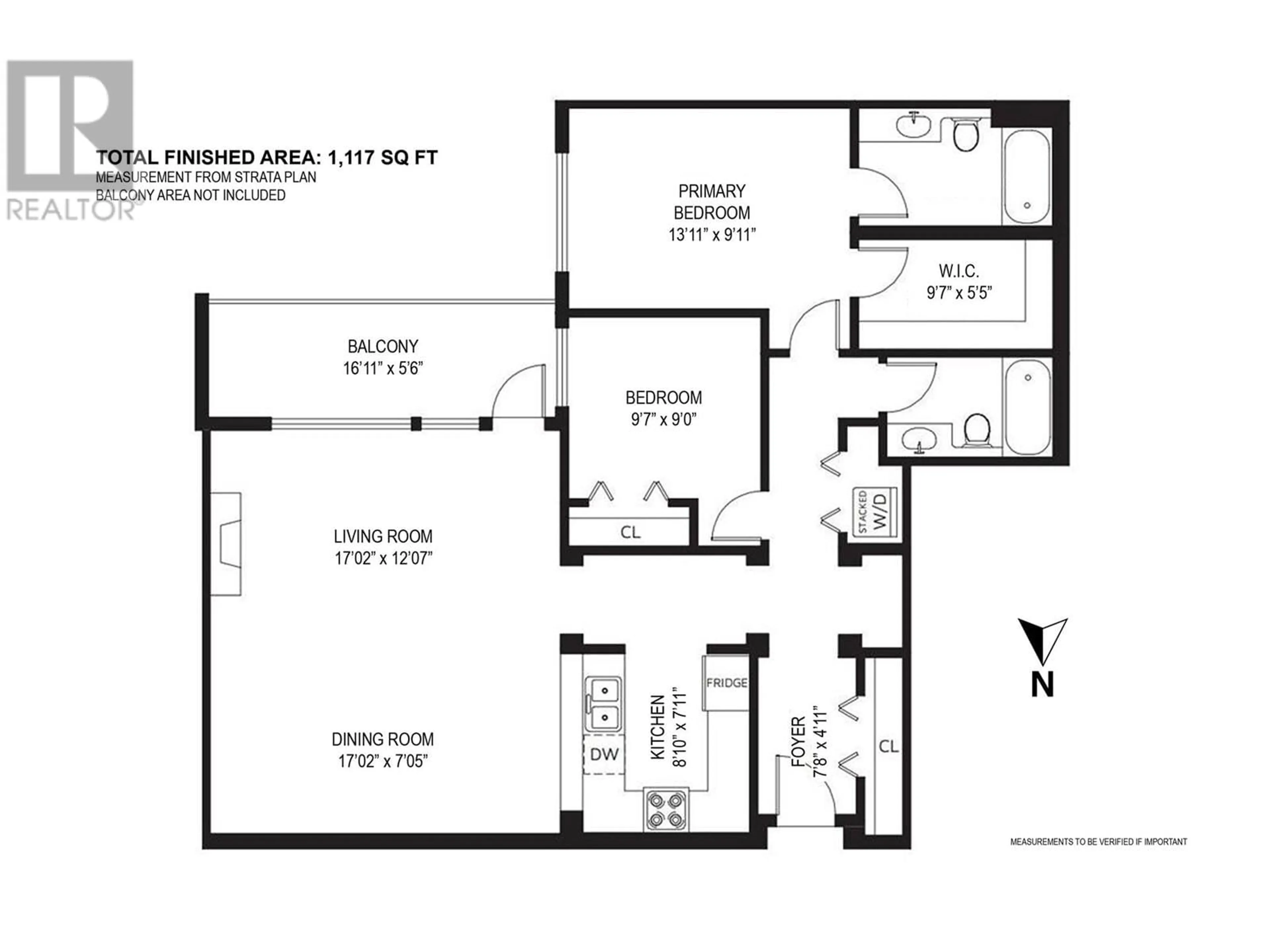 Floor plan for 518 2988 SILVER SPRINGS BOULEVARD, Coquitlam British Columbia V3E3R6