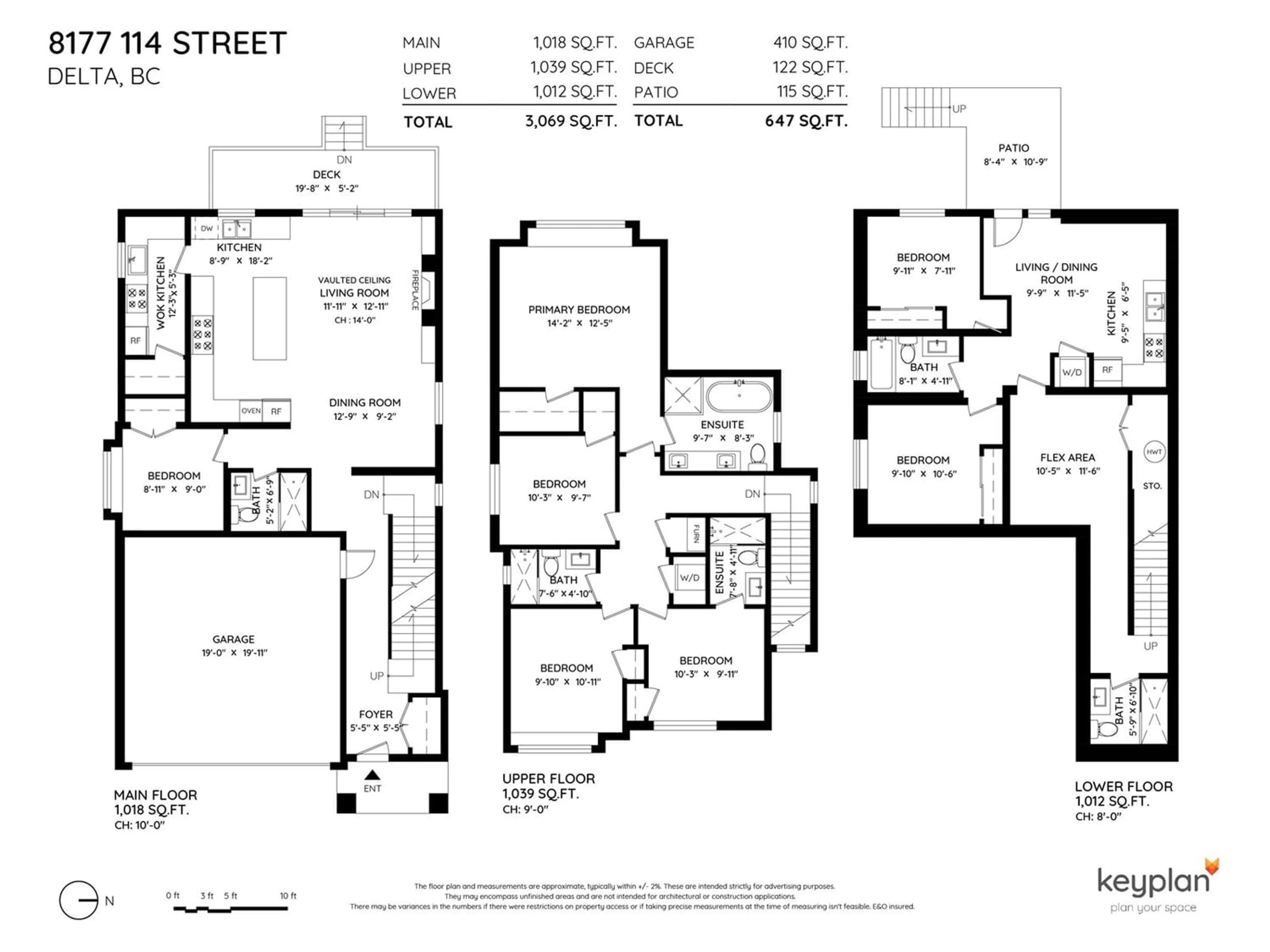 Floor plan for 8177 114 STREET, Delta British Columbia V4C5J6