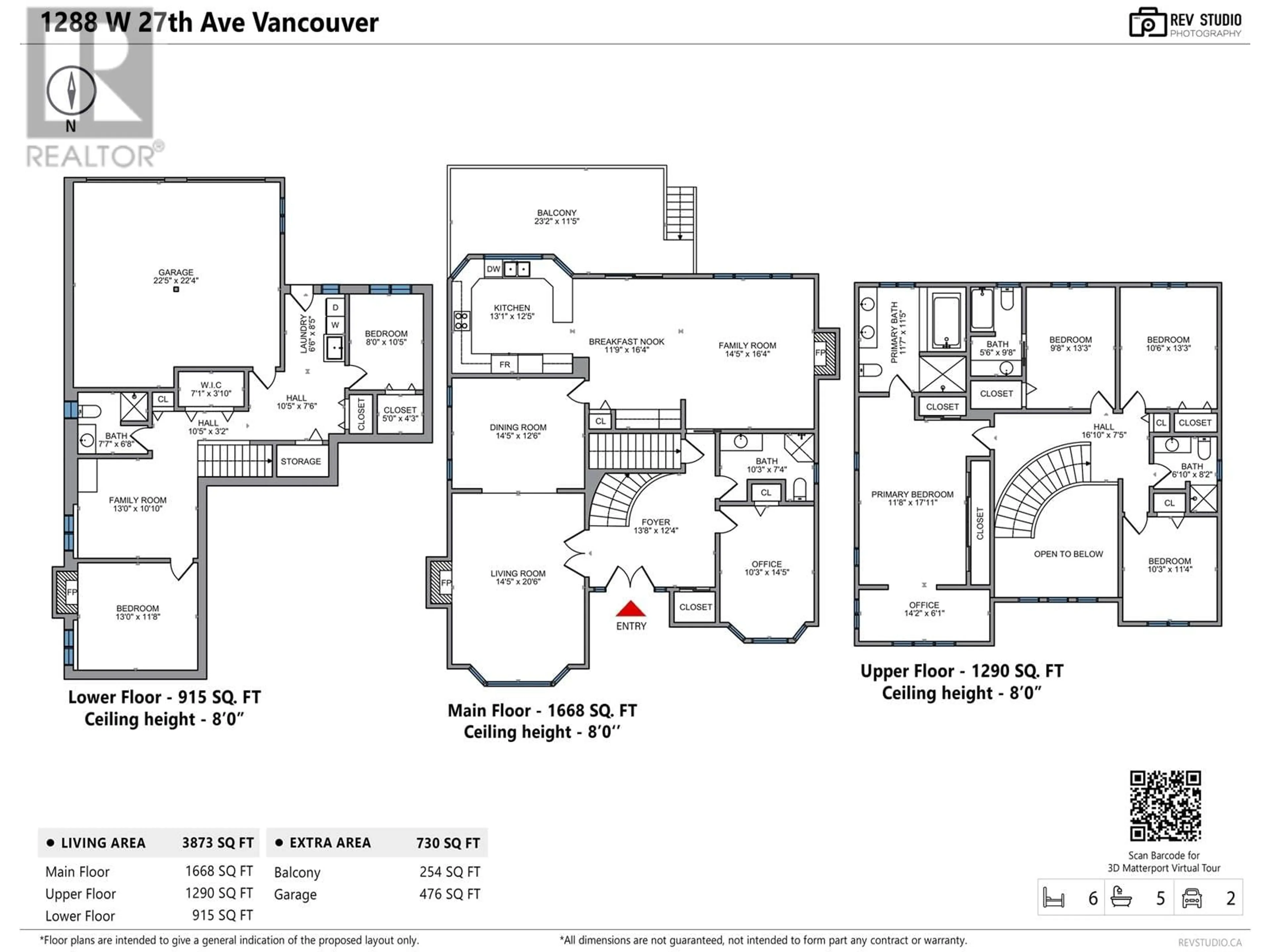 Floor plan for 1288 W 27TH AVENUE, Vancouver British Columbia V6H2B9