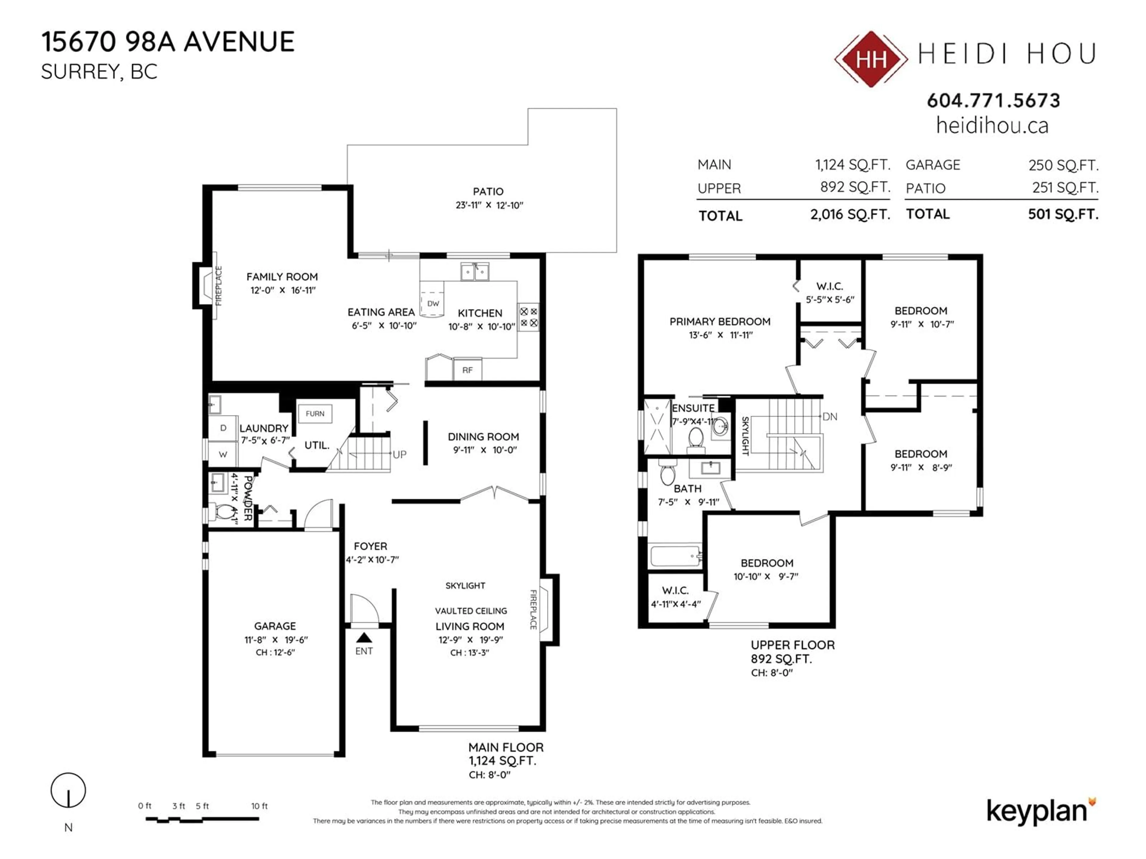 Floor plan for 15670 98A AVENUE, Surrey British Columbia V4N2W7