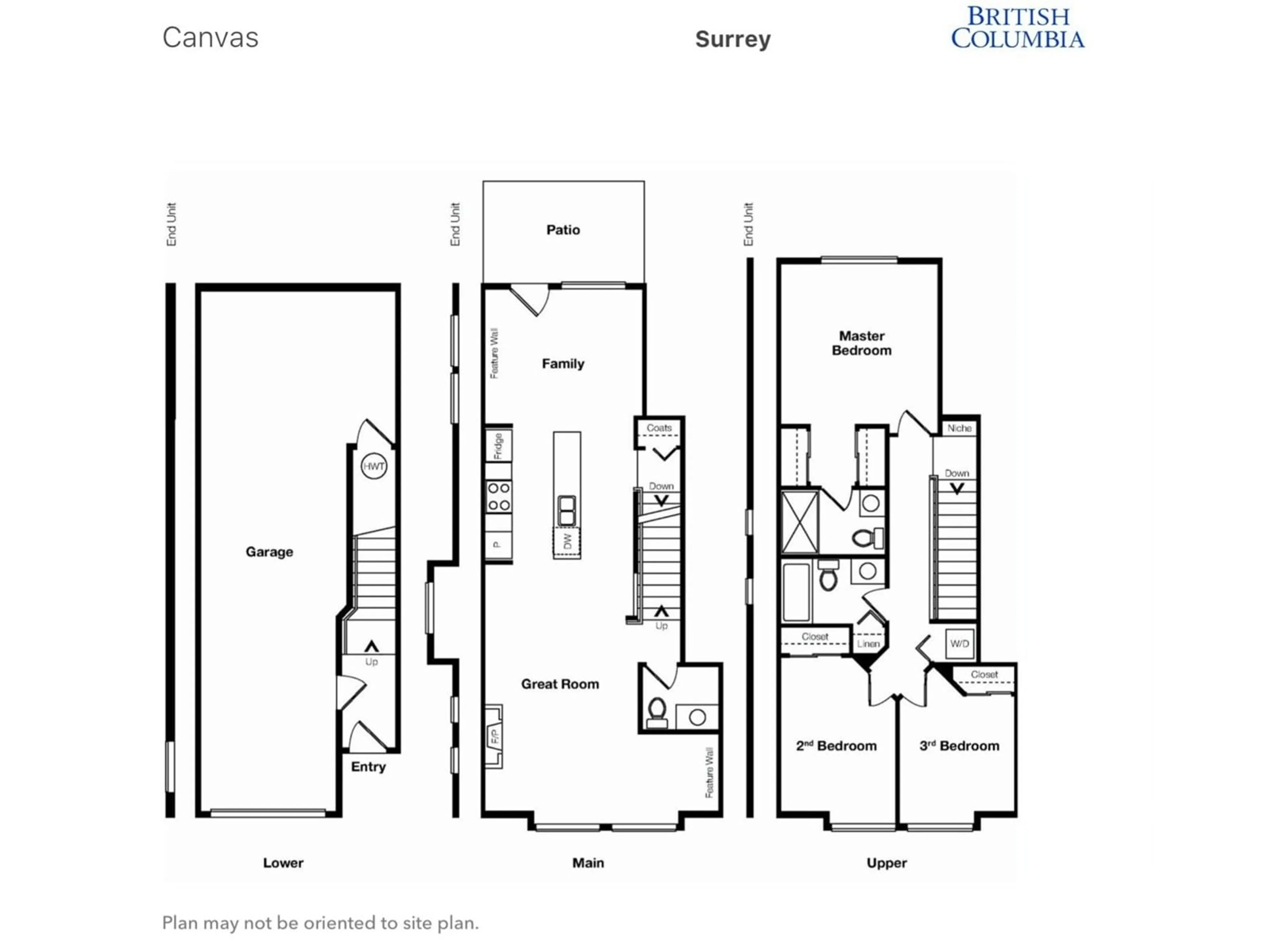 Floor plan for 27 6350 142 STREET, Surrey British Columbia V3X1B8