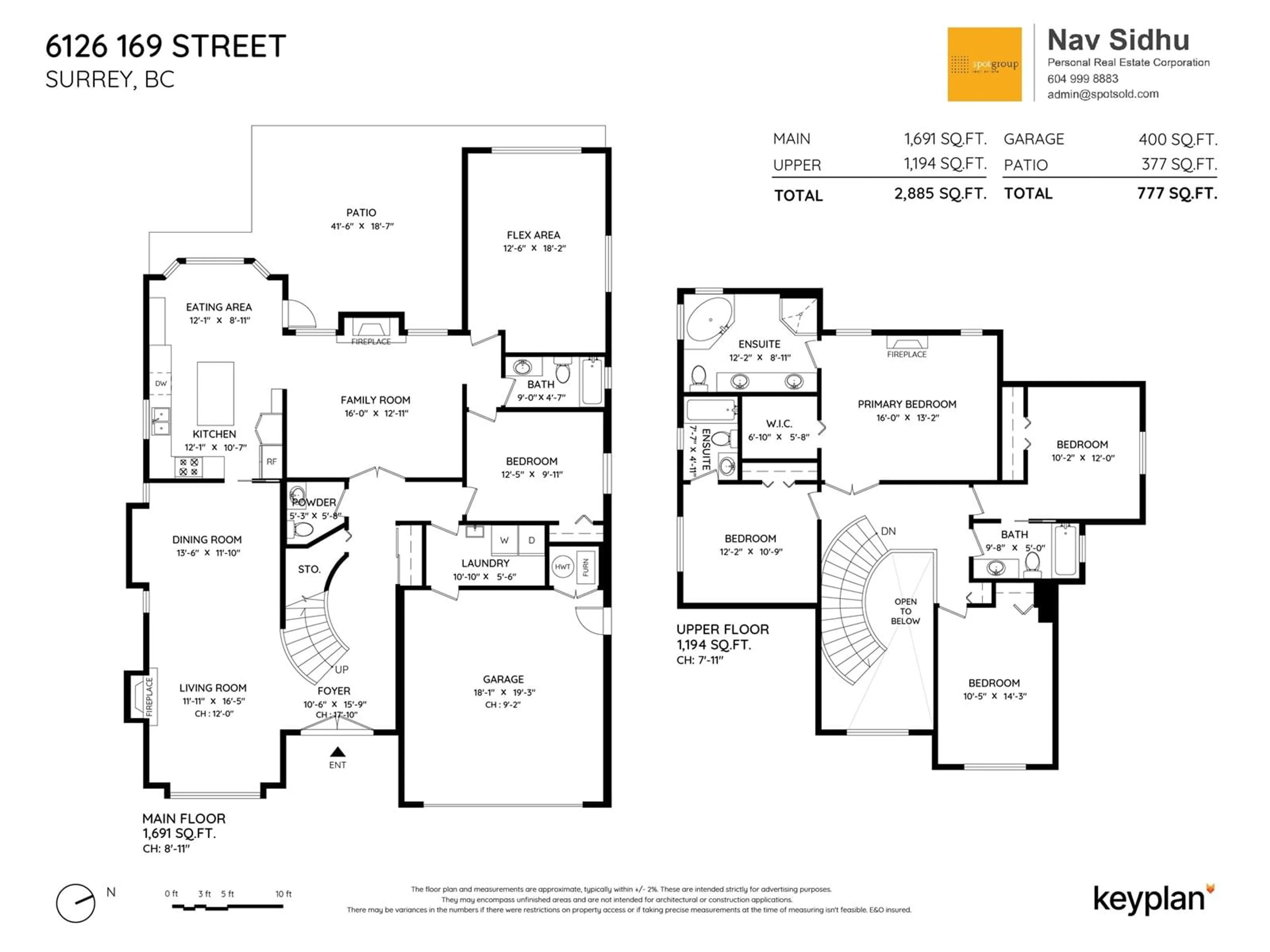 Floor plan for 6126 169 STREET, Surrey British Columbia V3S8X7