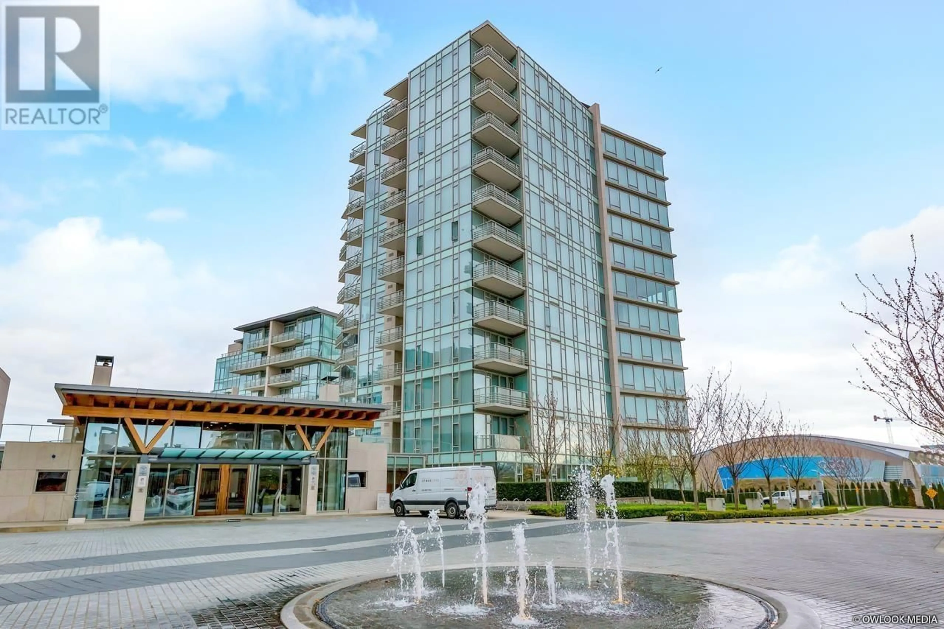 A pic from exterior of the house or condo for 402 5111 BRIGHOUSE WAY, Richmond British Columbia V7C0A6