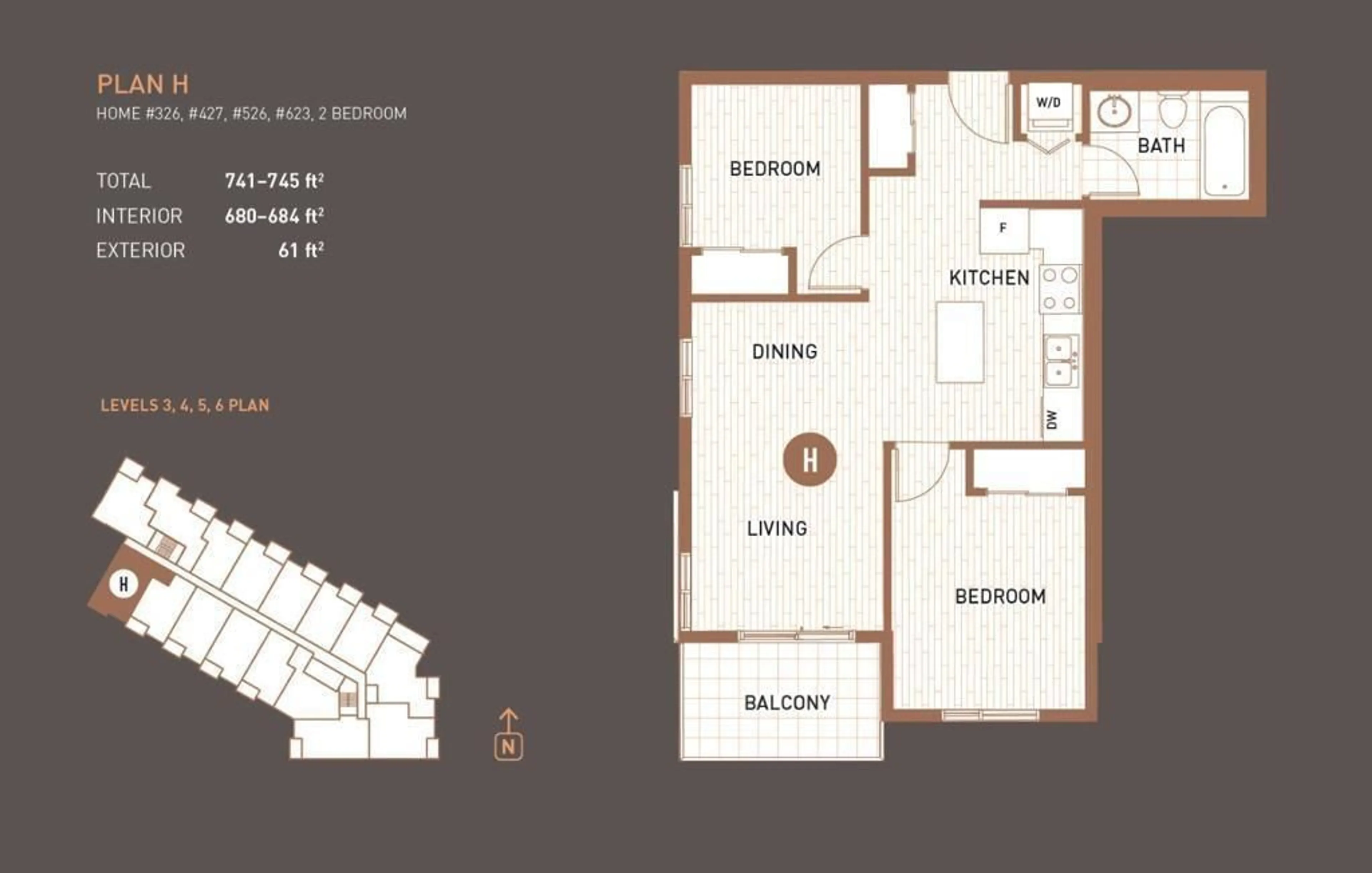 Floor plan for 526 13968 LAUREL DRIVE, Surrey British Columbia V3T1A8