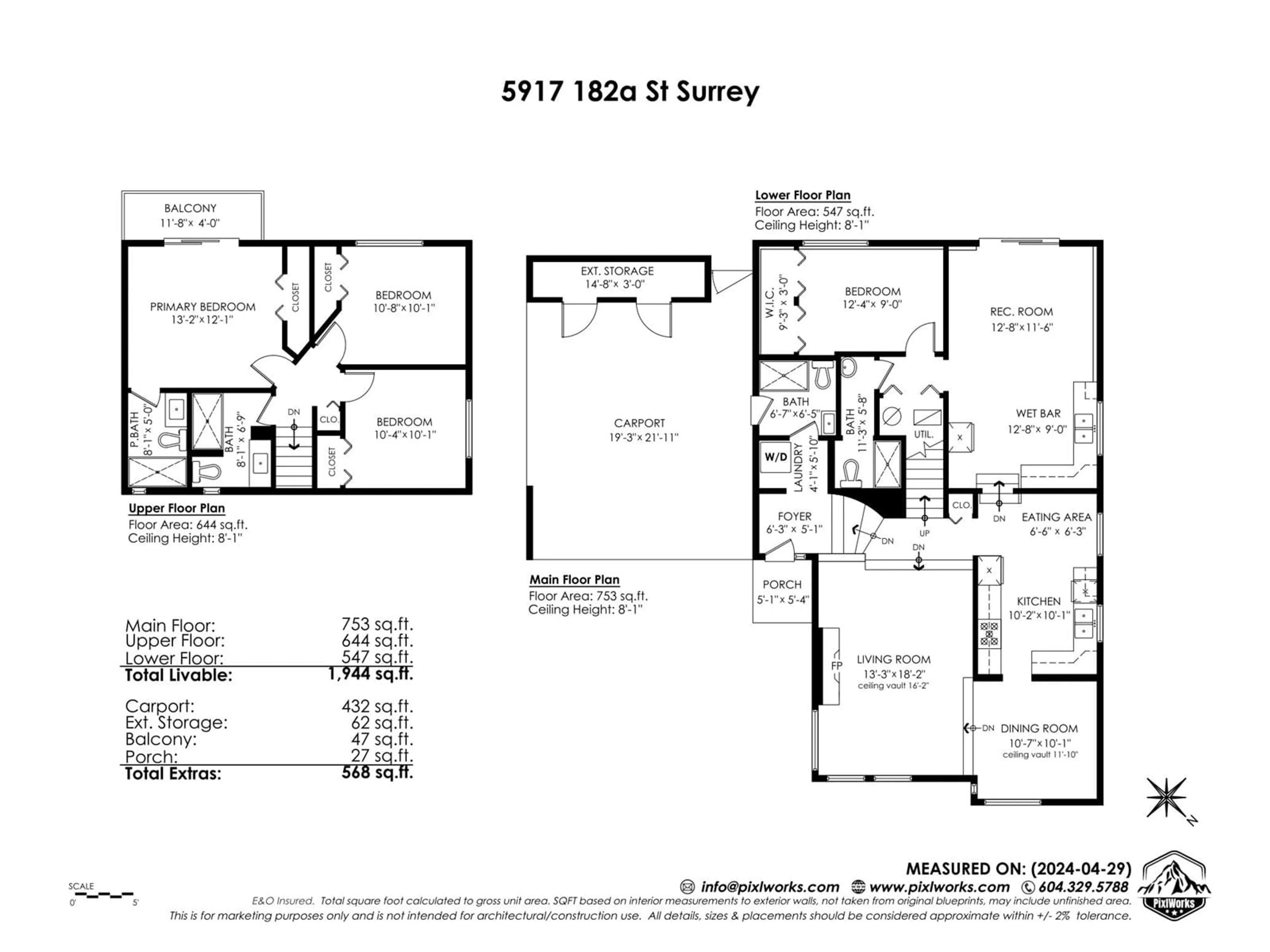 Floor plan for 5917 182A STREET, Surrey British Columbia V3S5L9