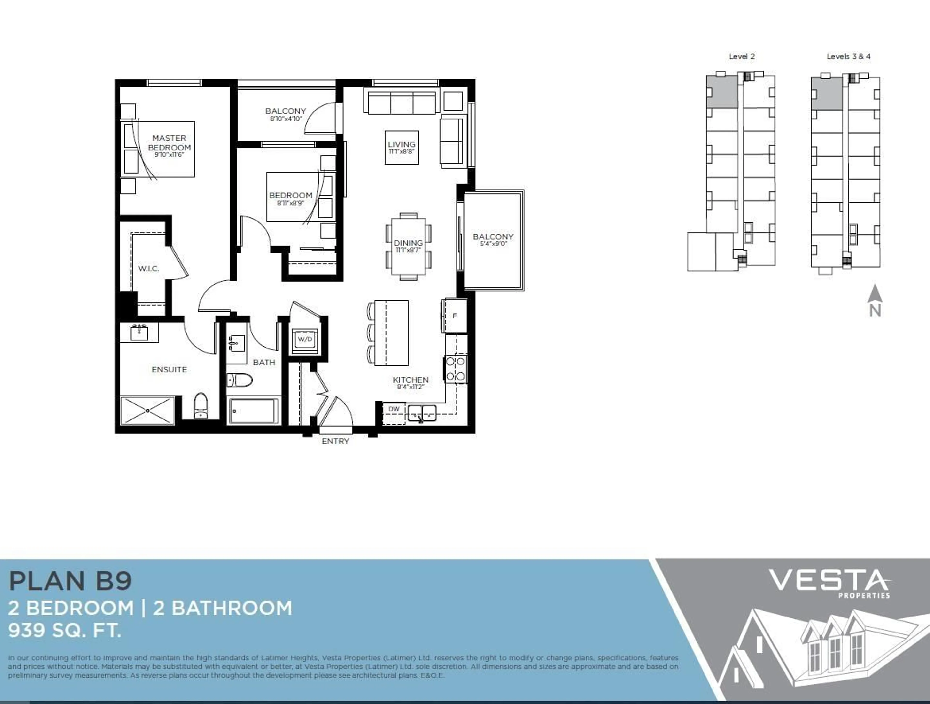 Floor plan for 308 20077 84 AVENUE, Langley British Columbia V2Y2B8