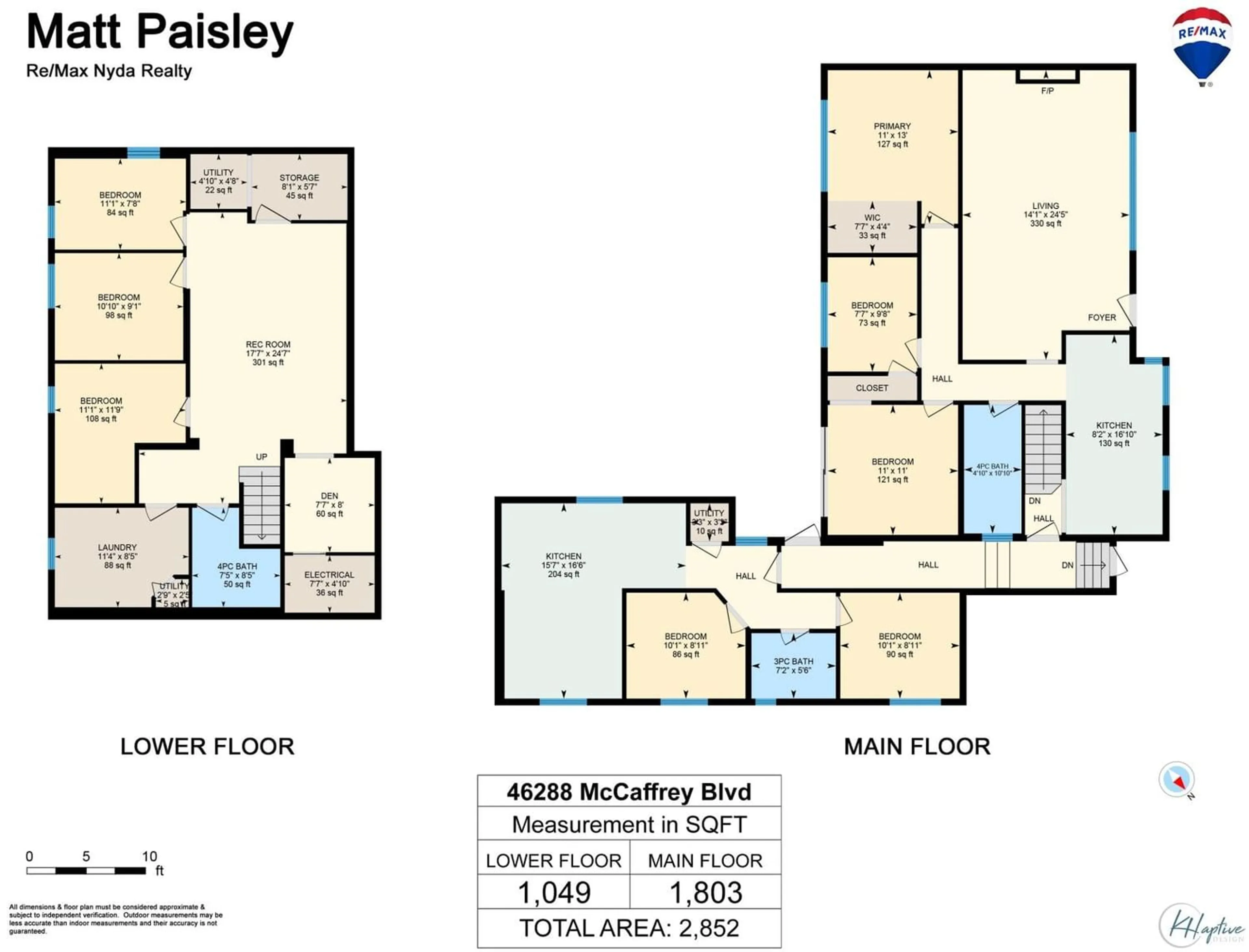 Floor plan for 46288 MCCAFFREY BOULEVARD, Chilliwack British Columbia V2P1E1