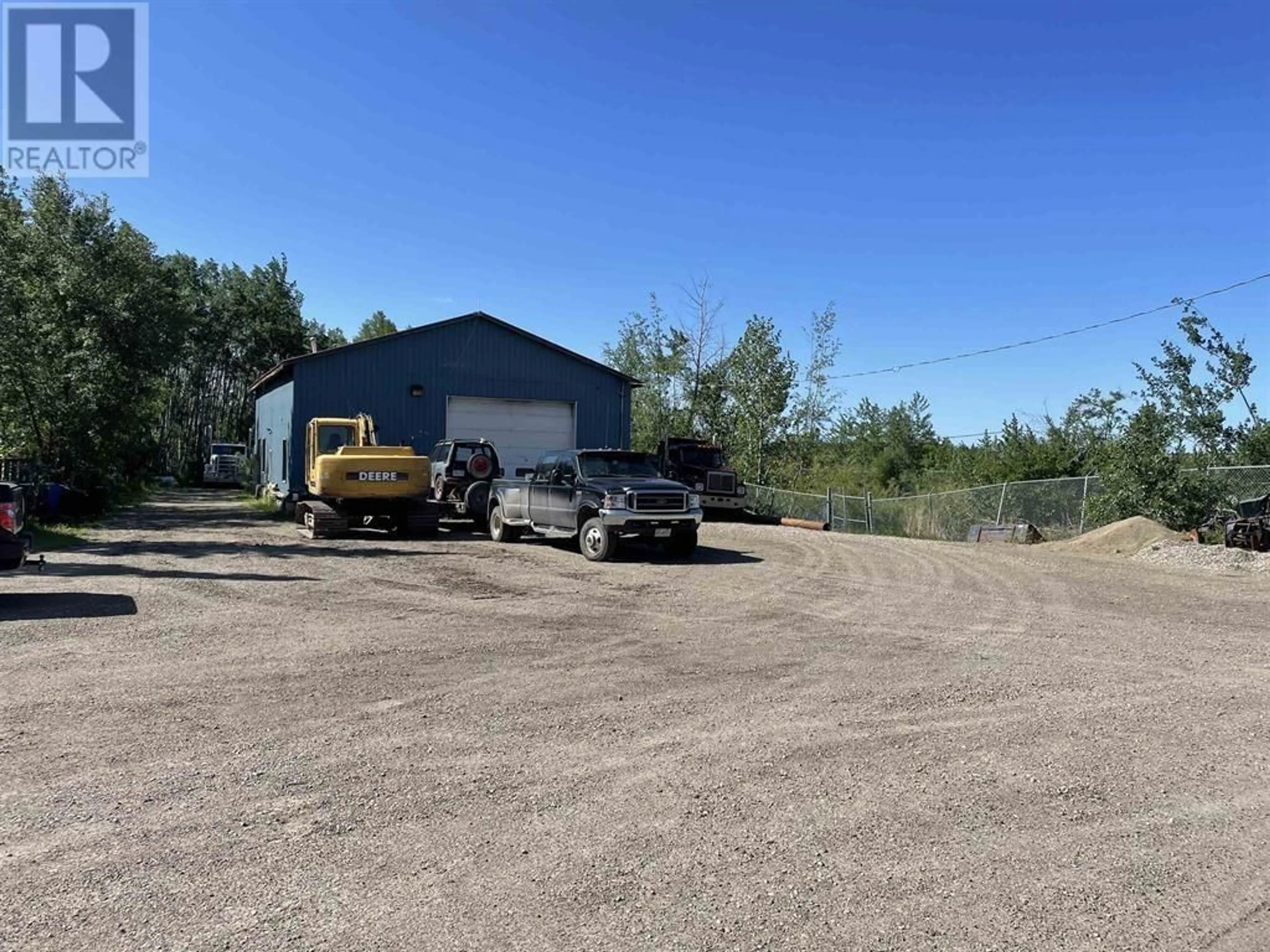 A pic from outside/outdoor area/front of a property/back of a property/a pic from drone, building for 5985 JADE ROAD, Fort St. John British Columbia V0C1C0