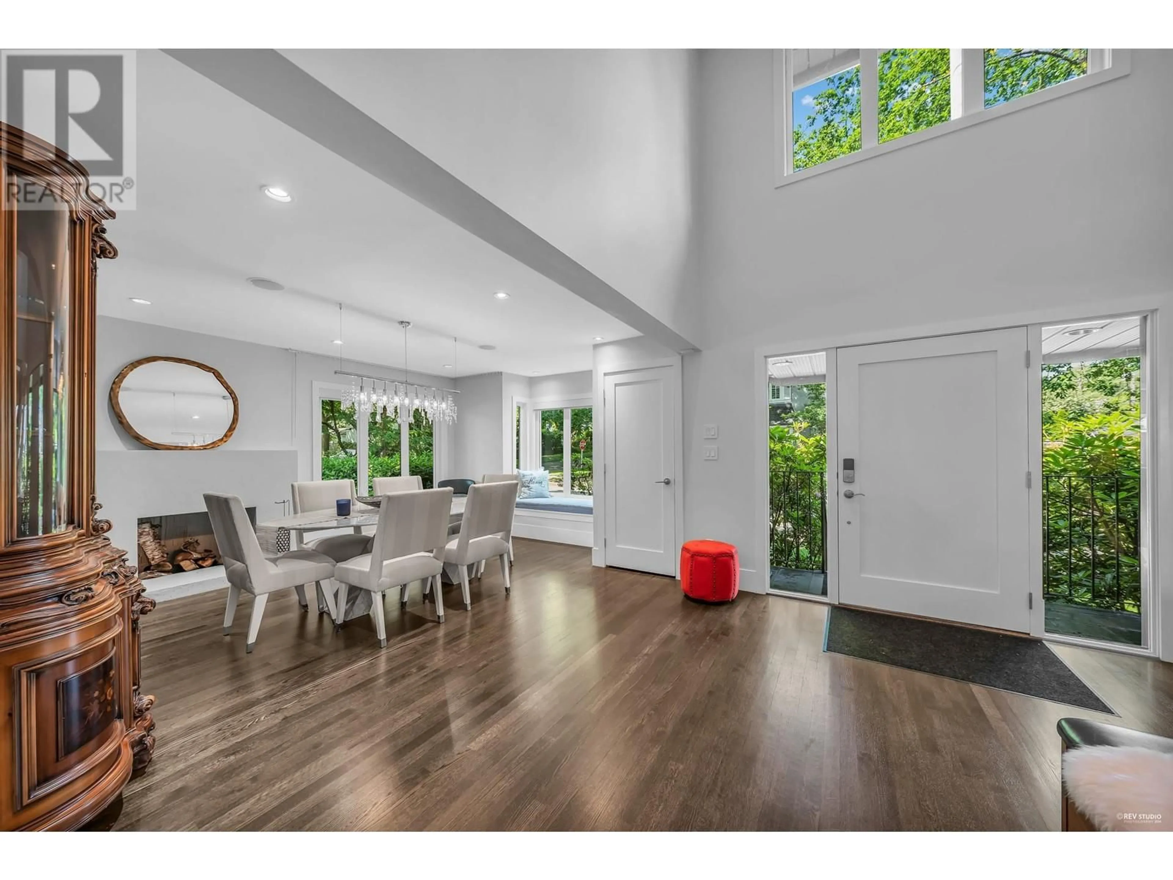 Dining room, wood floors, cottage for 3488 COLLINGWOOD STREET, Vancouver British Columbia V6S2M2