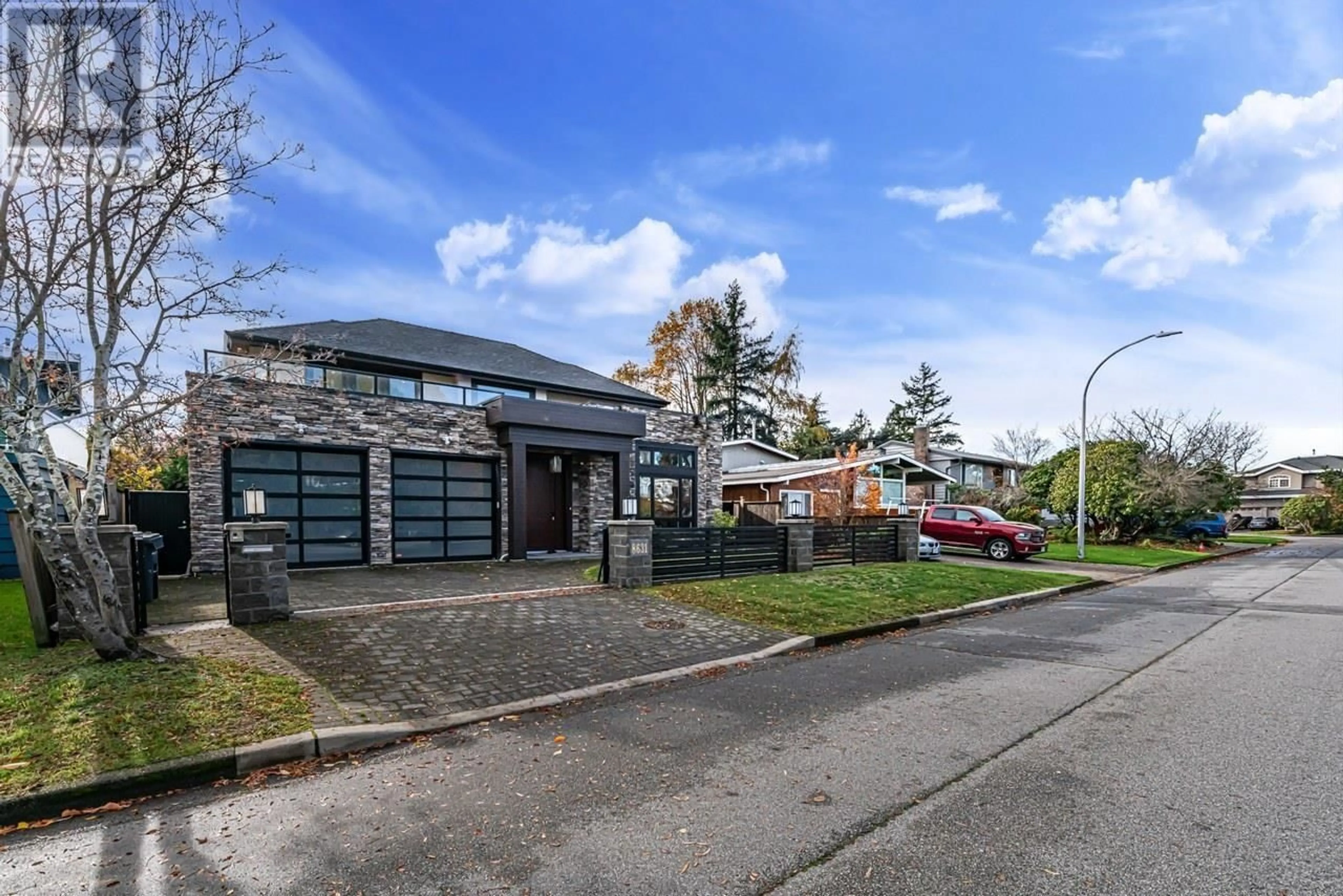 A pic from exterior of the house or condo, the street view for 8631 FAIRDELL CRESCENT, Richmond British Columbia V7C1W5