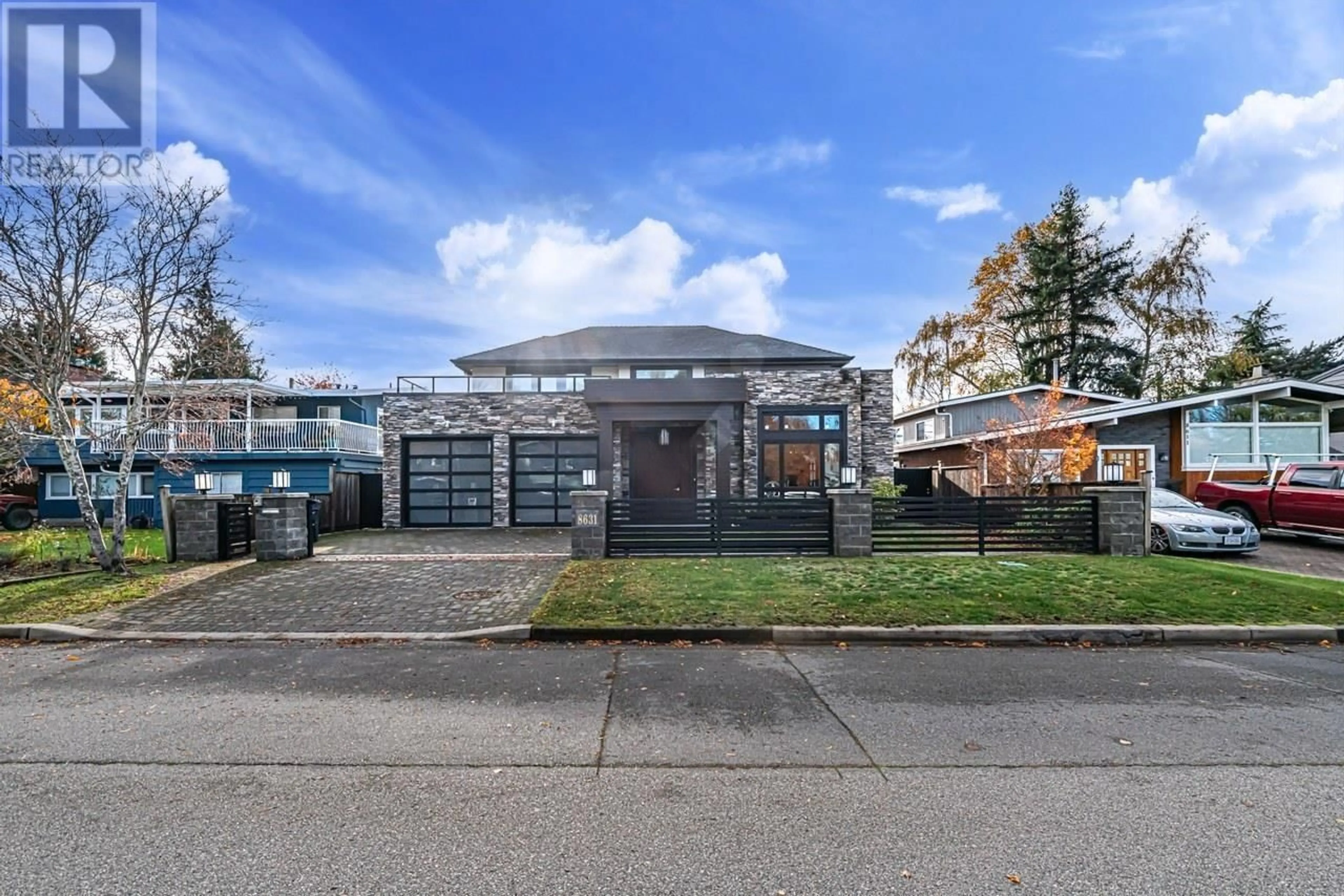 A pic from exterior of the house or condo, the street view for 8631 FAIRDELL CRESCENT, Richmond British Columbia V7C1W5