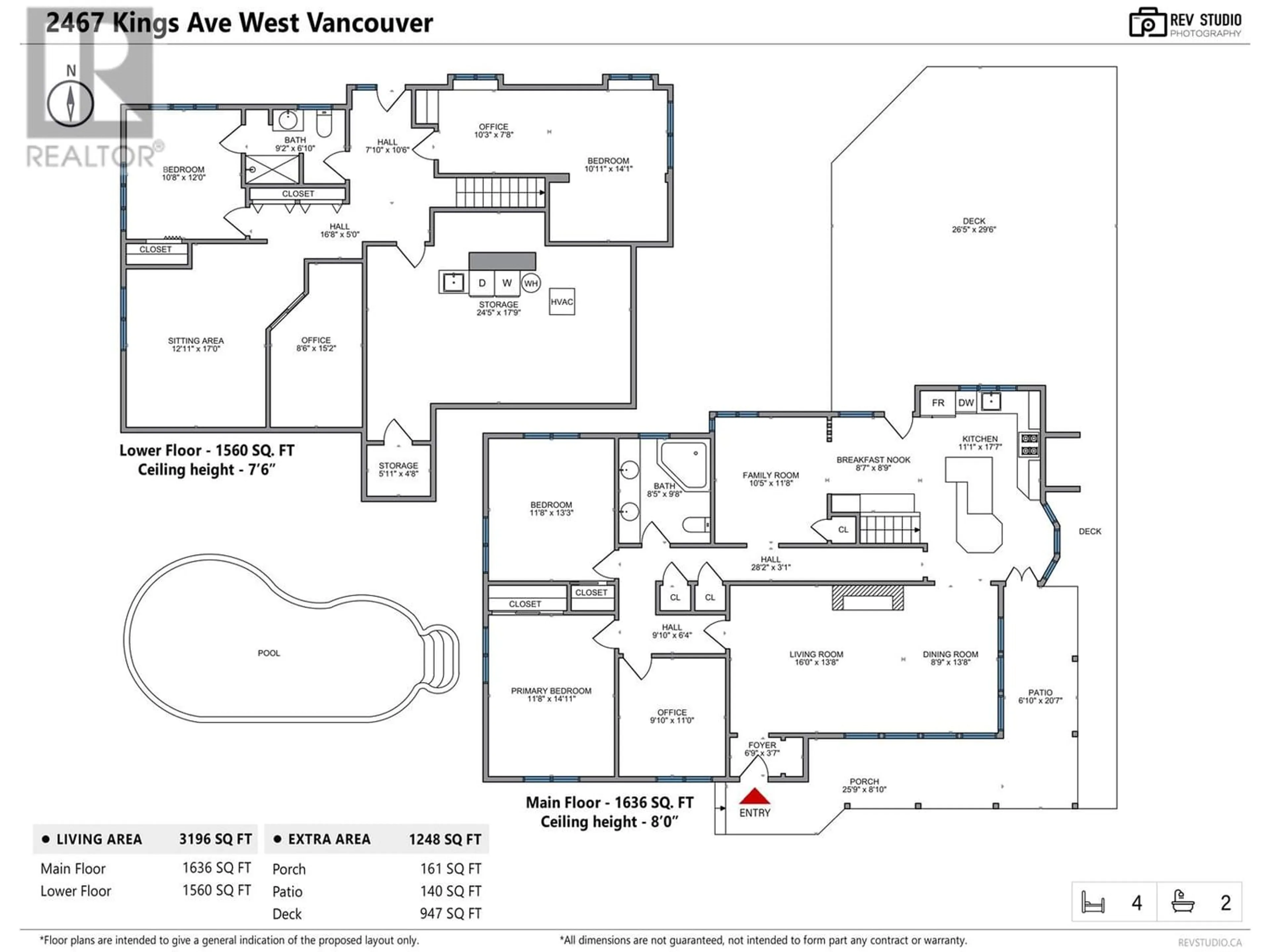 Floor plan for 2467 KINGS AVENUE, West Vancouver British Columbia V7V2C5