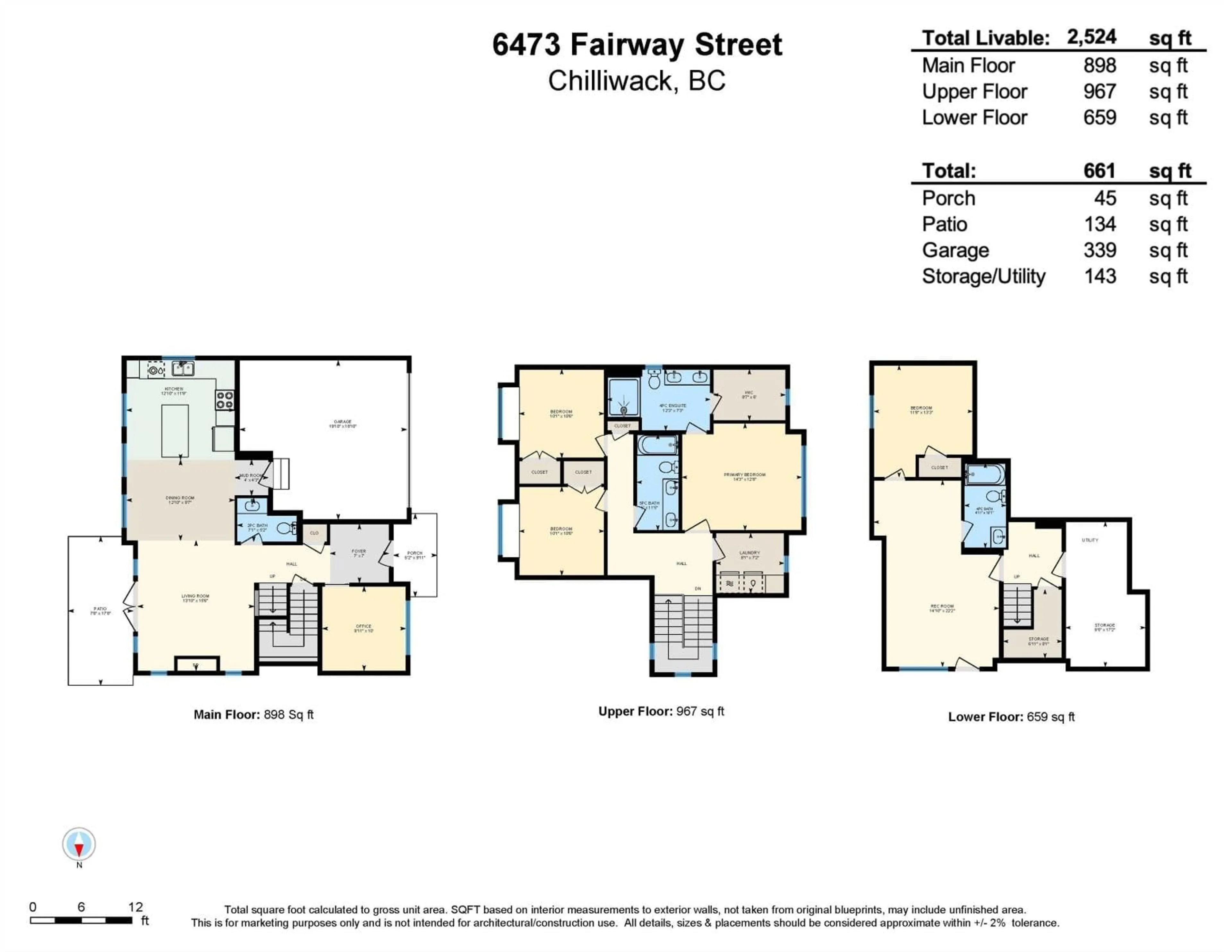 Floor plan for 6473 FAIRWAY STREET, Chilliwack British Columbia V2R0Z8