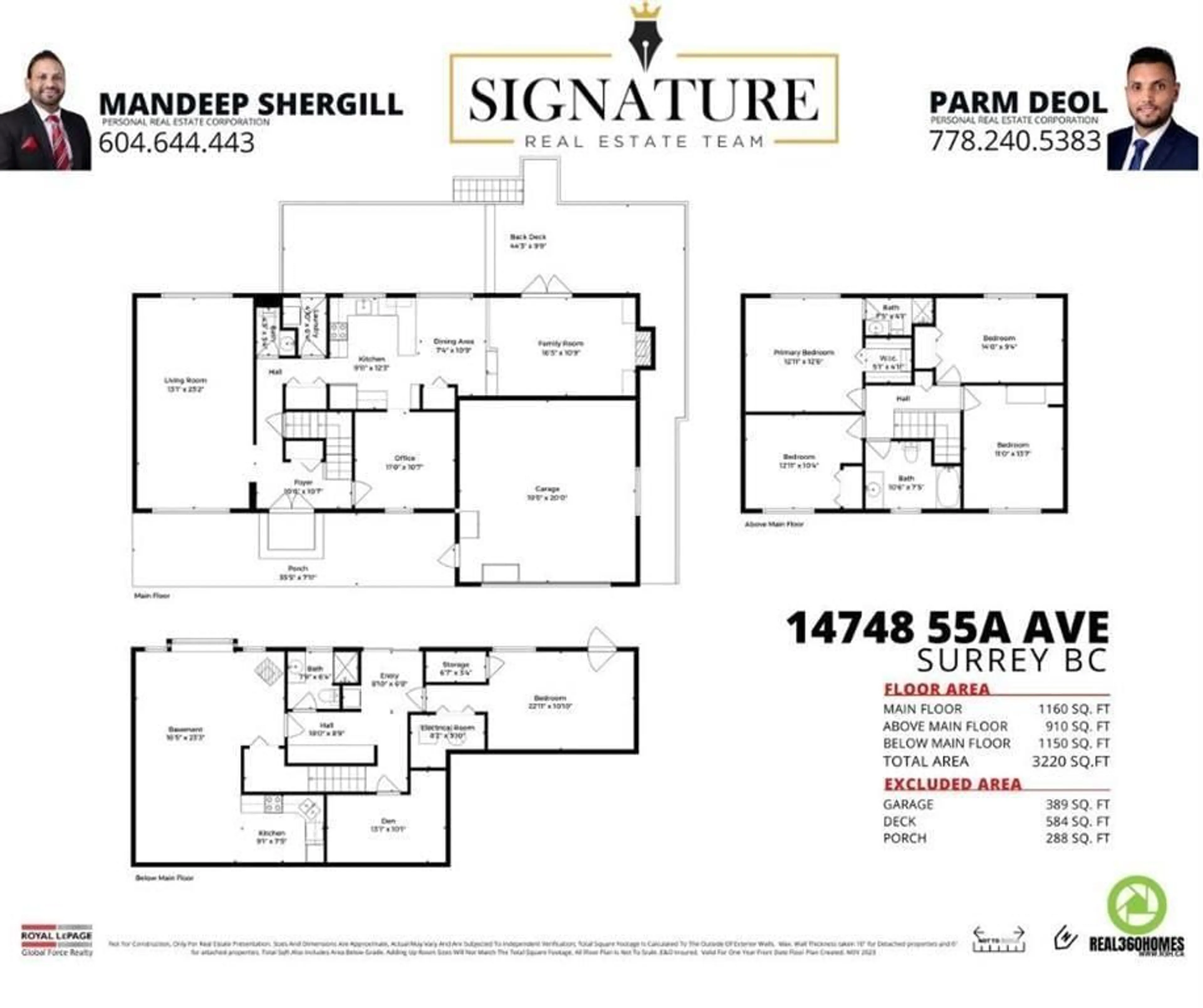 Floor plan for 14748 55A AVENUE, Surrey British Columbia V3S1B2