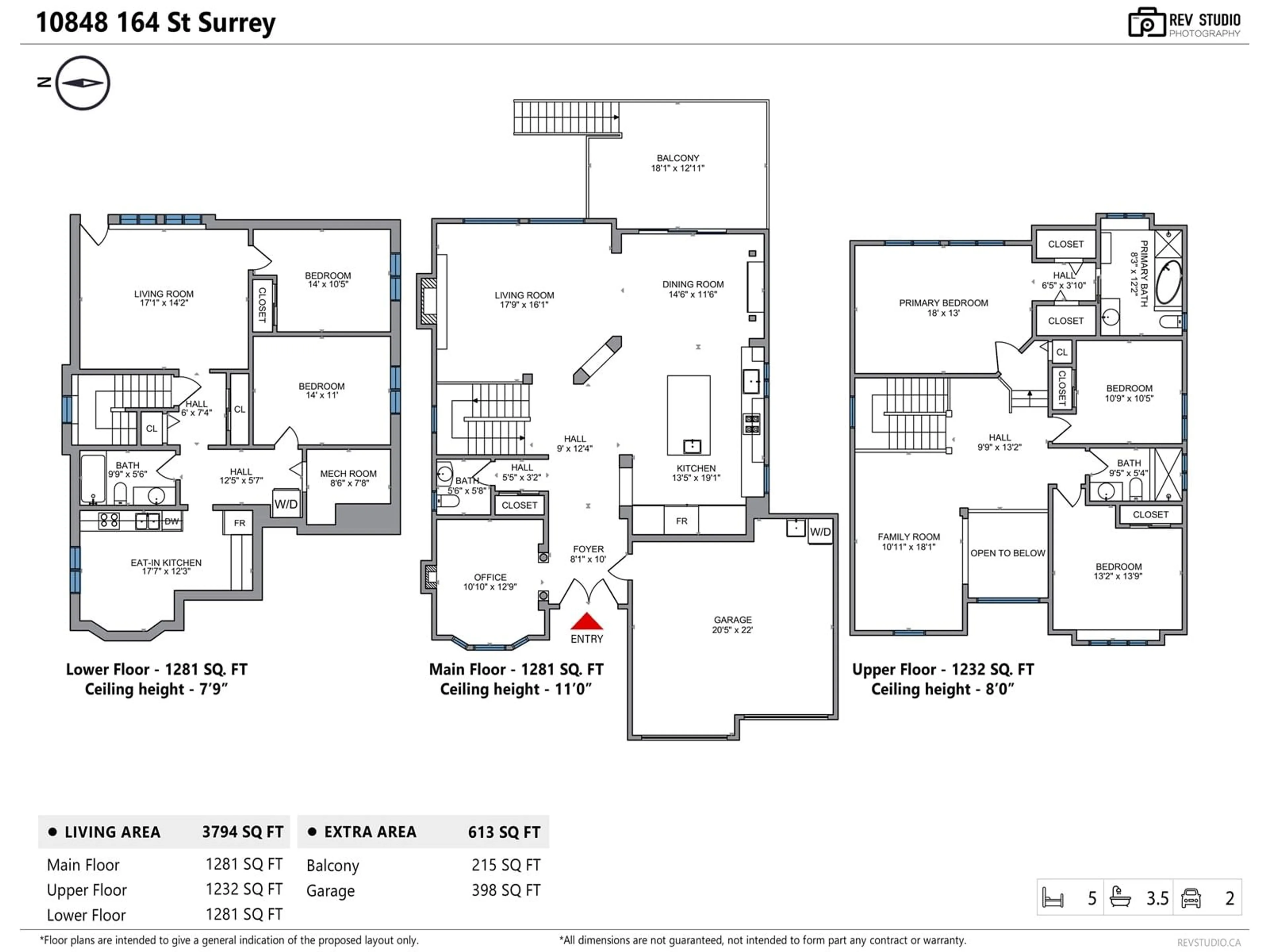 Floor plan for 10848 164 STREET, Surrey British Columbia V4N5B8