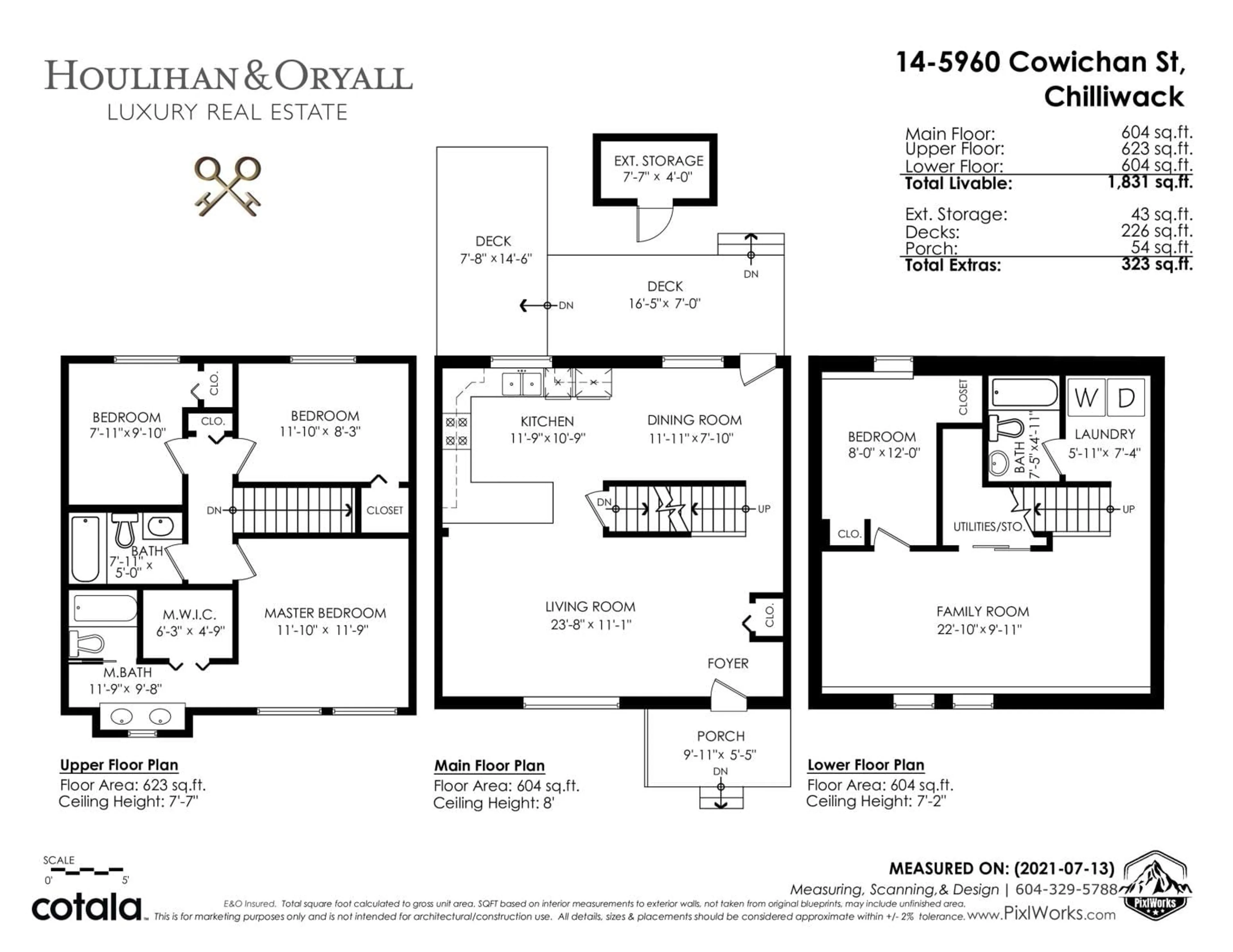 Floor plan for 14 5960 COWICHAN STREET, Chilliwack British Columbia V2R0L6