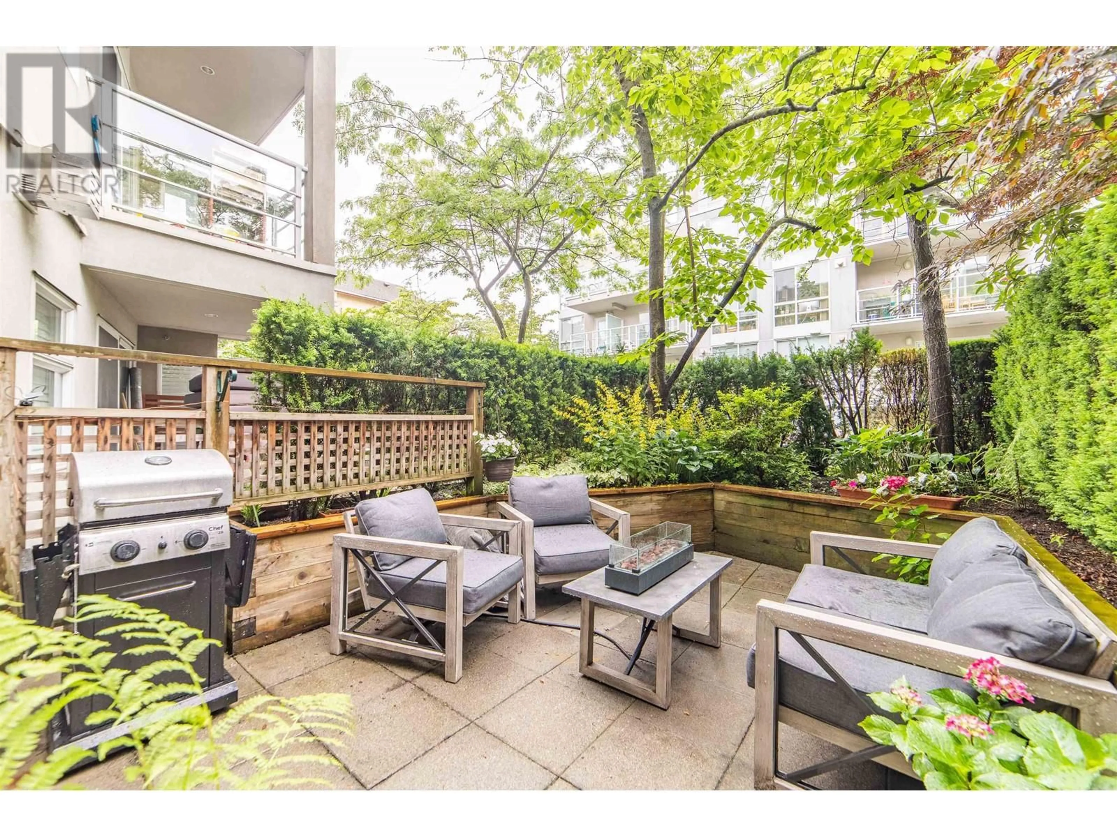 Patio for G02 1823 W 7TH AVENUE, Vancouver British Columbia V6J5K5