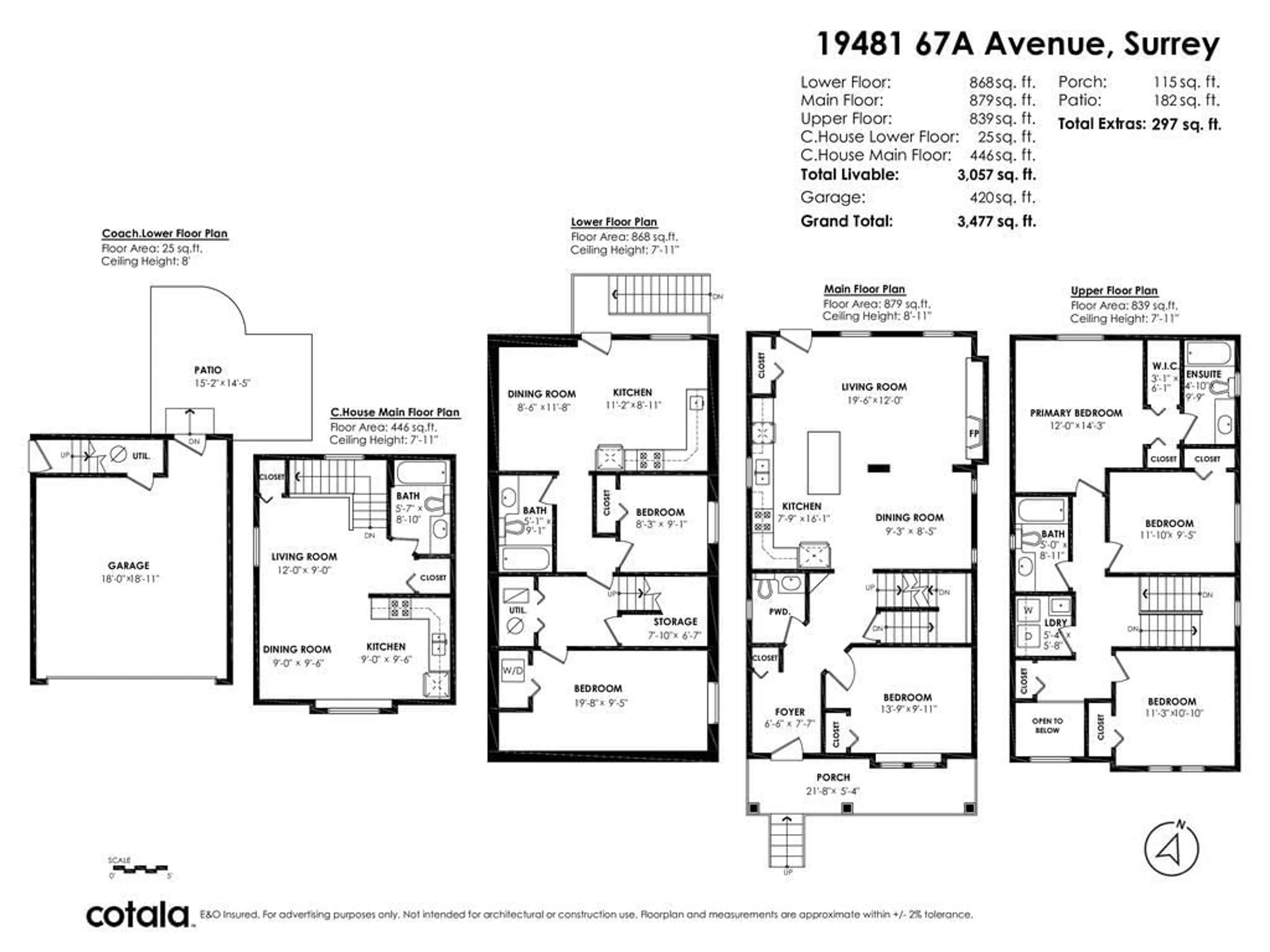 Floor plan for 19481 67A AVENUE, Surrey British Columbia V4N5T4