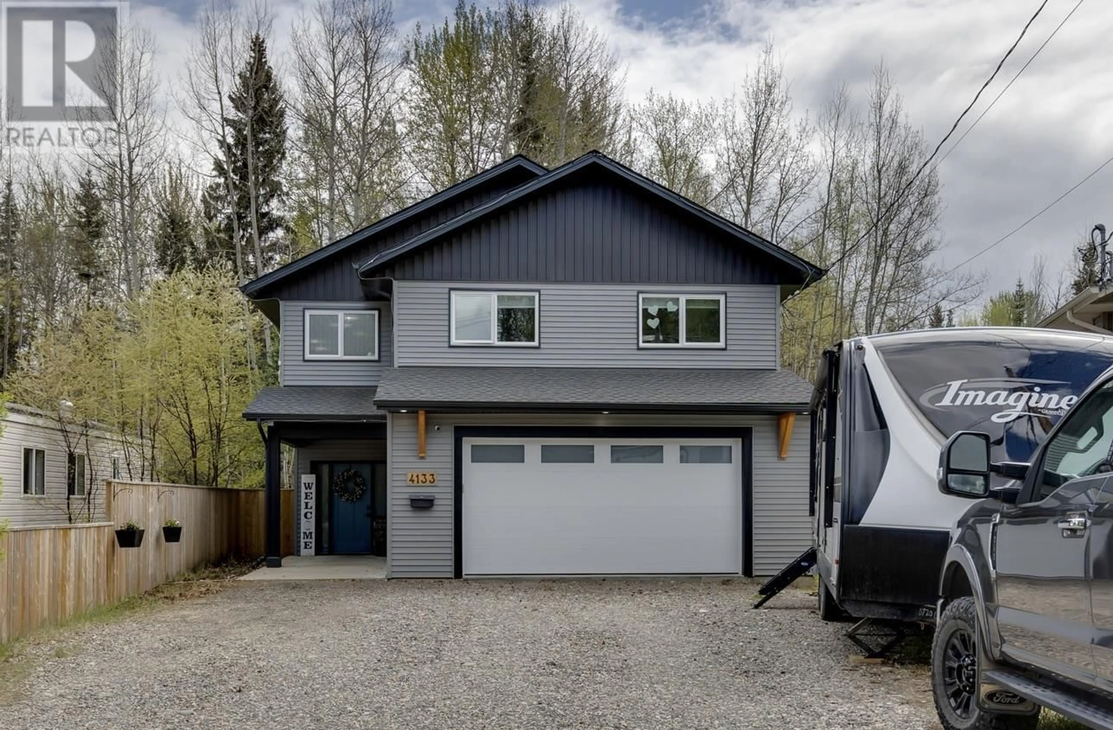 Frontside or backside of a home for 4133 ESTAVILLA DRIVE, Prince George British Columbia V2K2T8