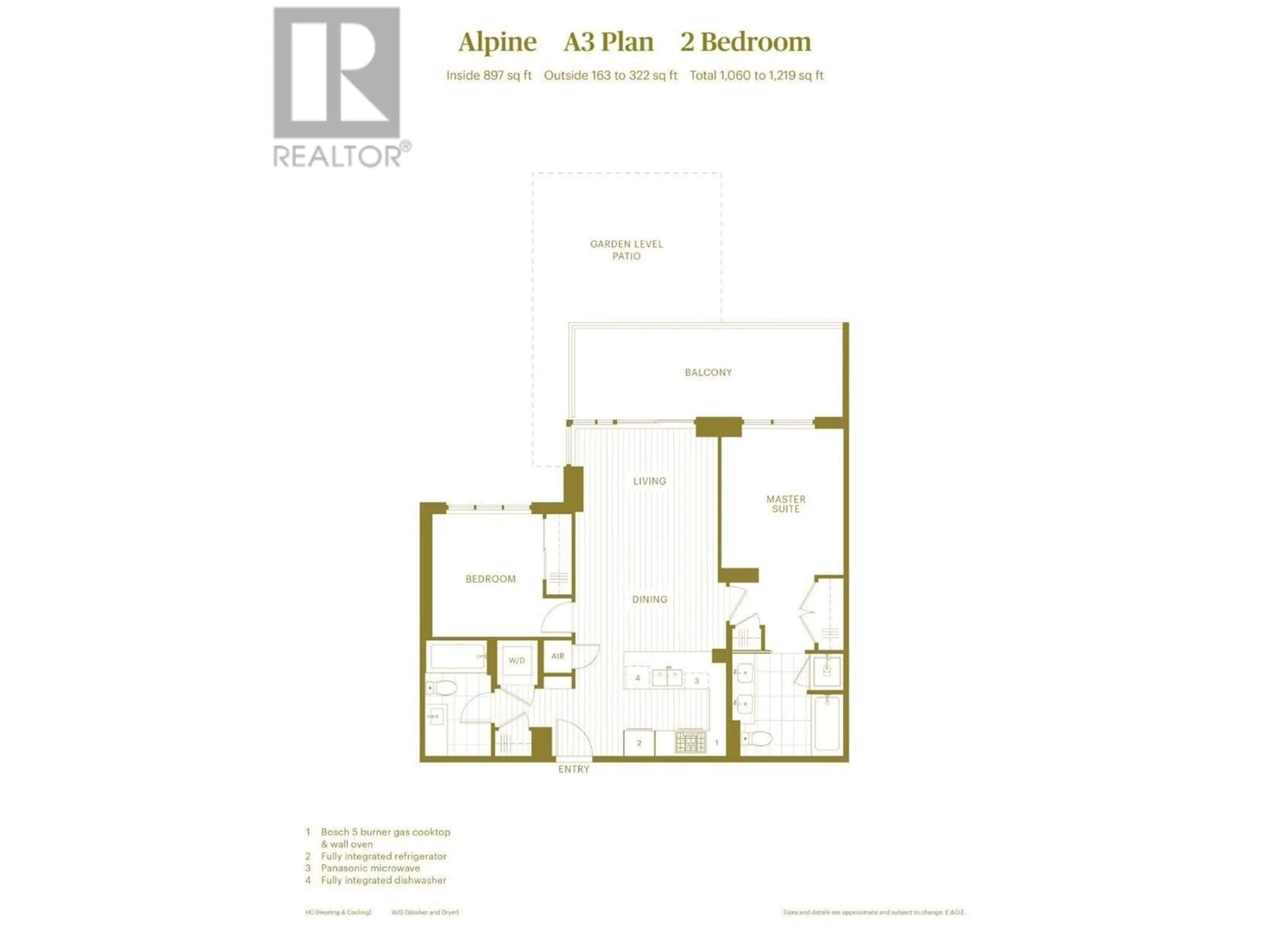 Floor plan for 206 2375 EMERY COURT, North Vancouver British Columbia V0V0V0