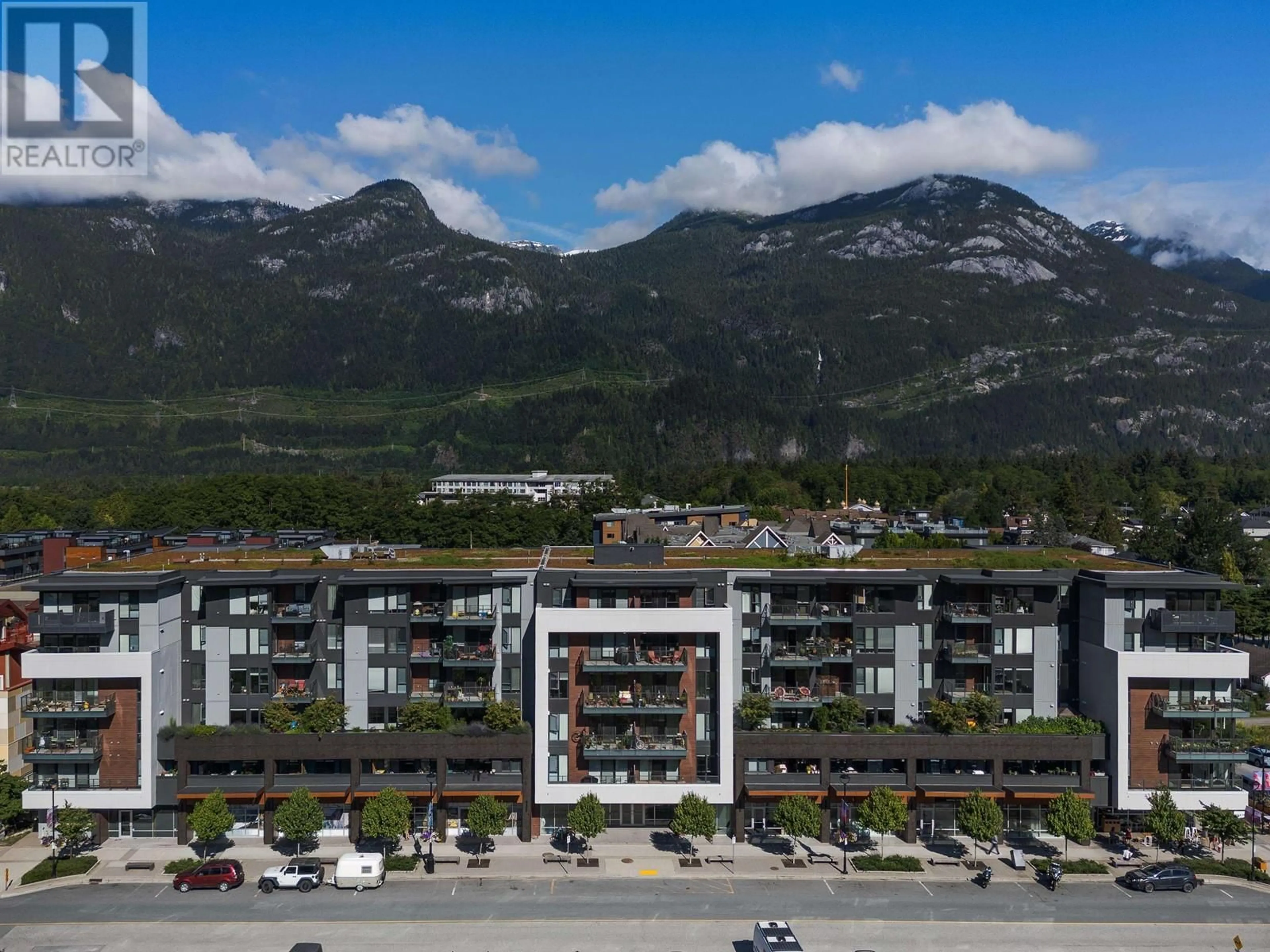 A pic from exterior of the house or condo, the view of mountain for 610 37881 CLEVELAND AVENUE, Squamish British Columbia V8B0Z7