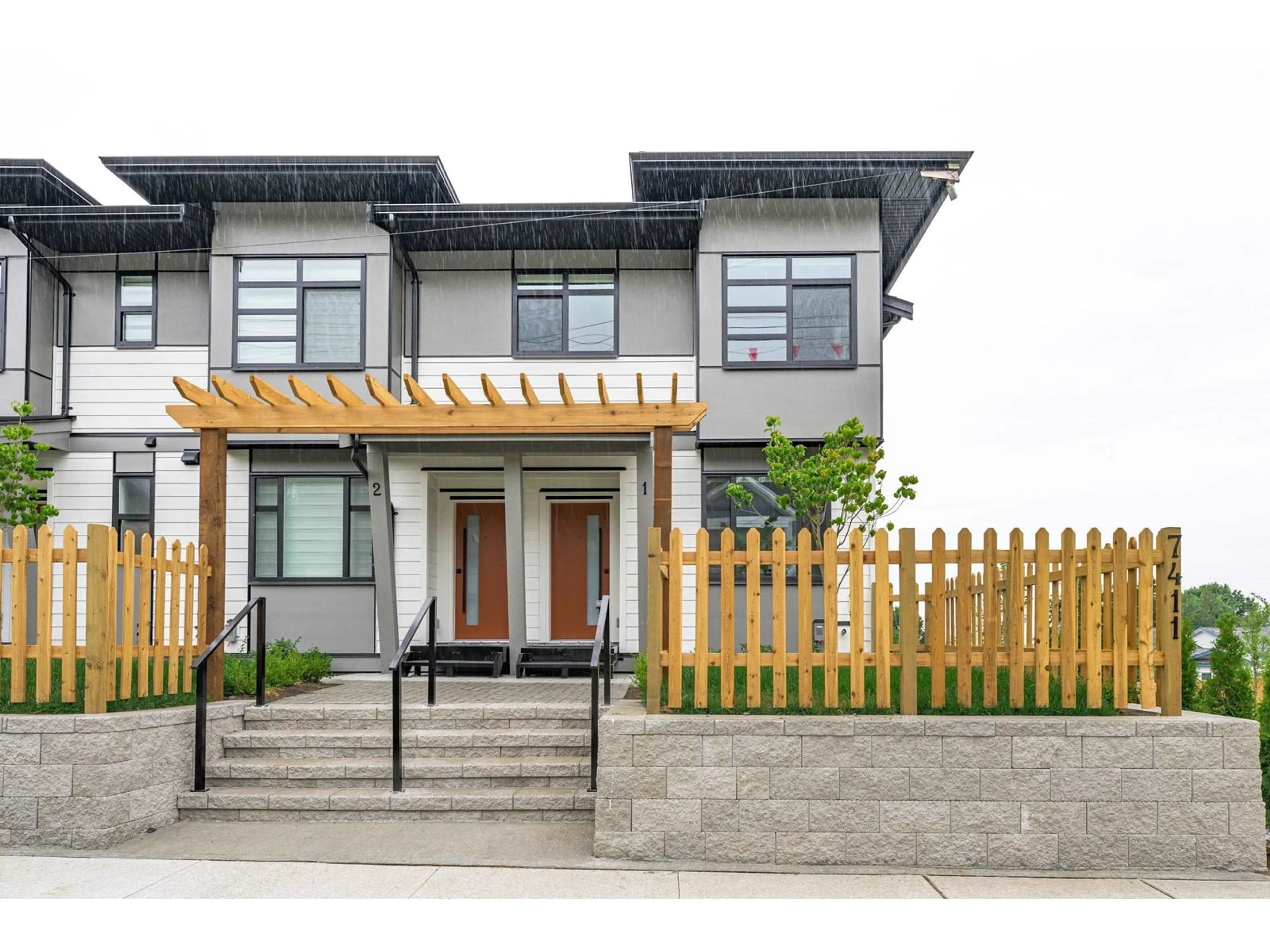 Frontside or backside of a home for 1 7411 CEDAR STREET, Mission British Columbia V2V4R5