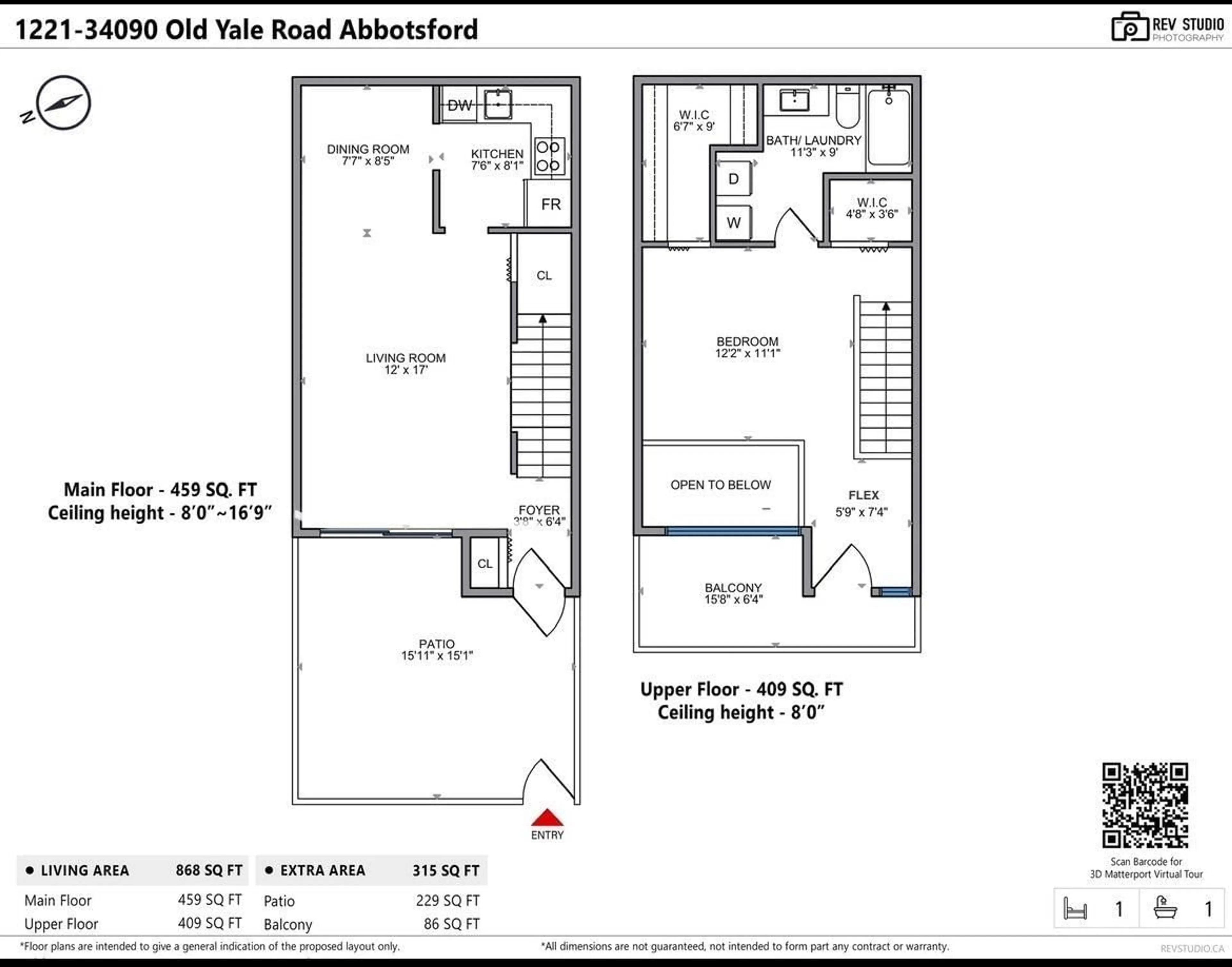 Floor plan for 1221 34909 OLD YALE ROAD, Abbotsford British Columbia V3G2E7