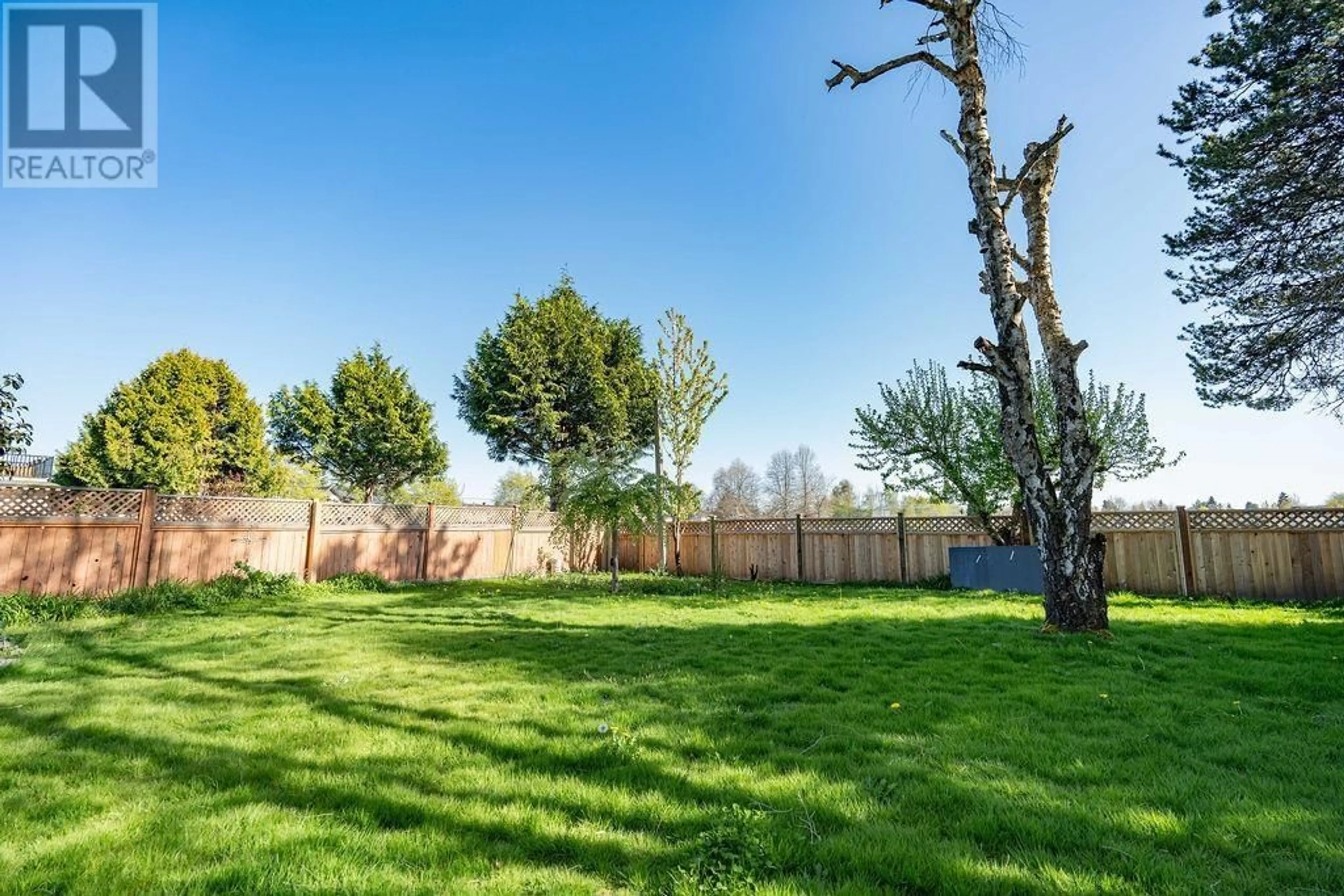 Patio, the fenced backyard for 10280 AMETHYST AVENUE, Richmond British Columbia V7A3A7