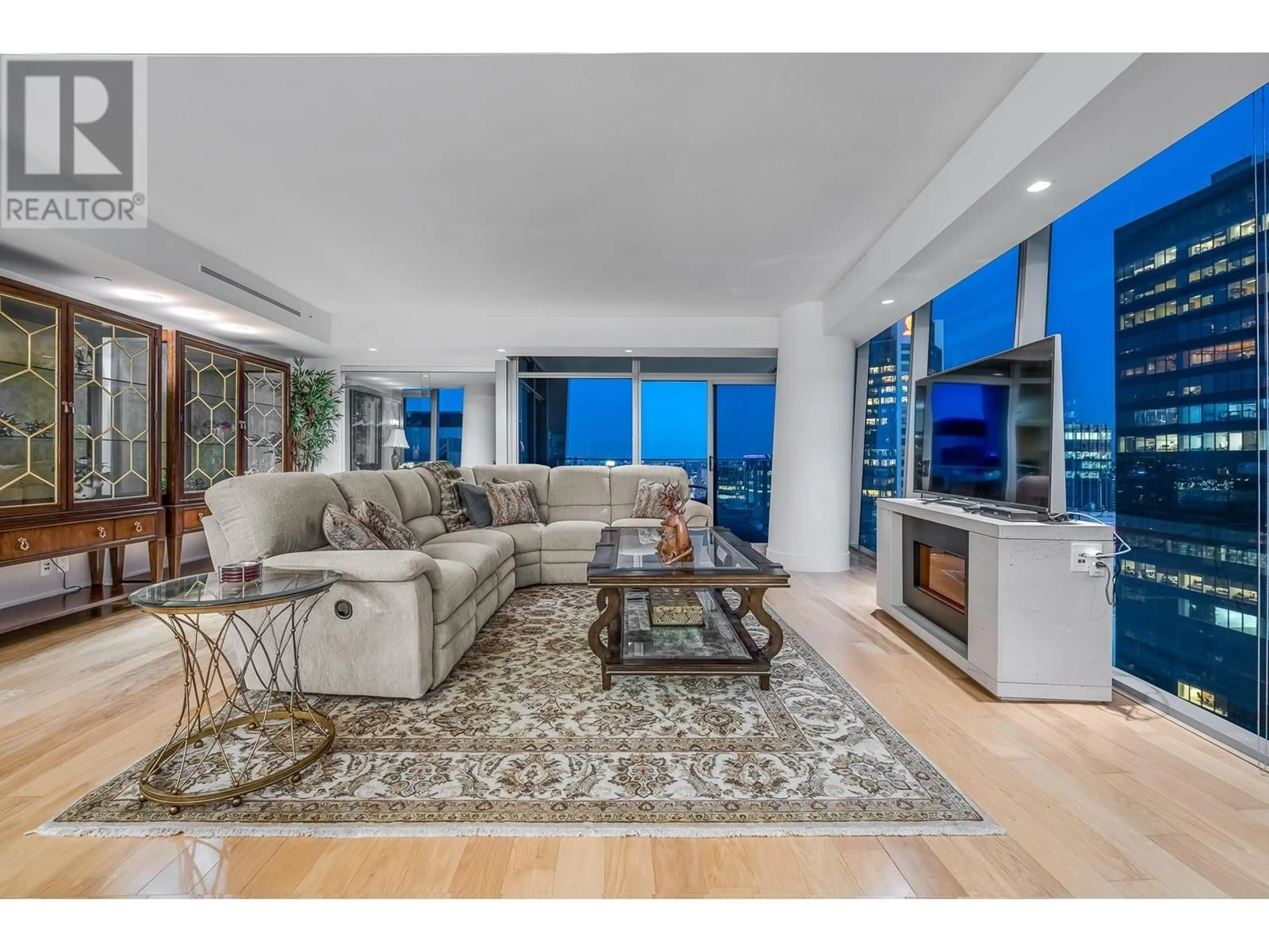 Living room, wood floors for 2905 667 HOWE STREET, Vancouver British Columbia V6C0B5