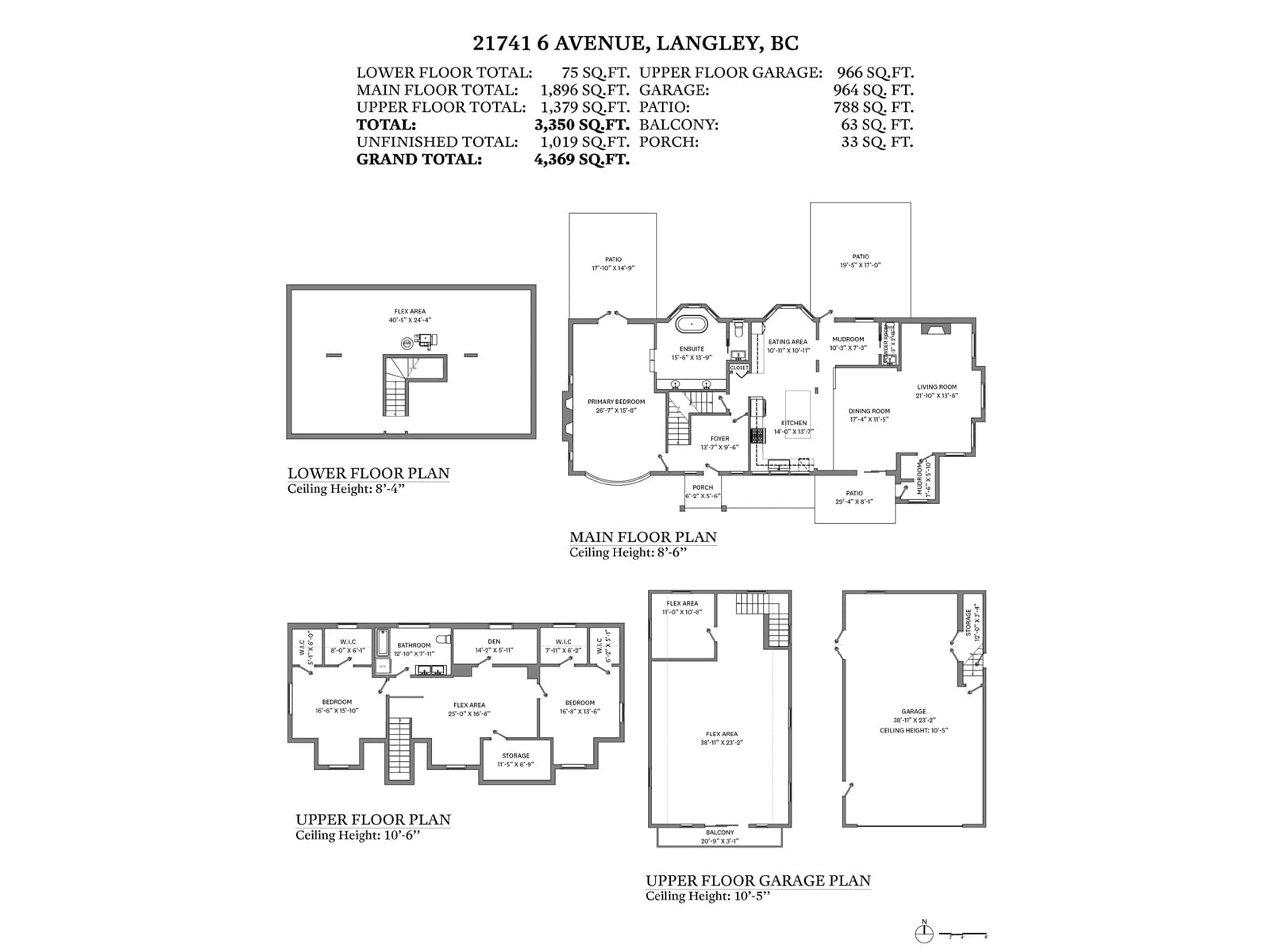 Floor plan for 21741 6 AVENUE, Langley British Columbia V2Z1R6