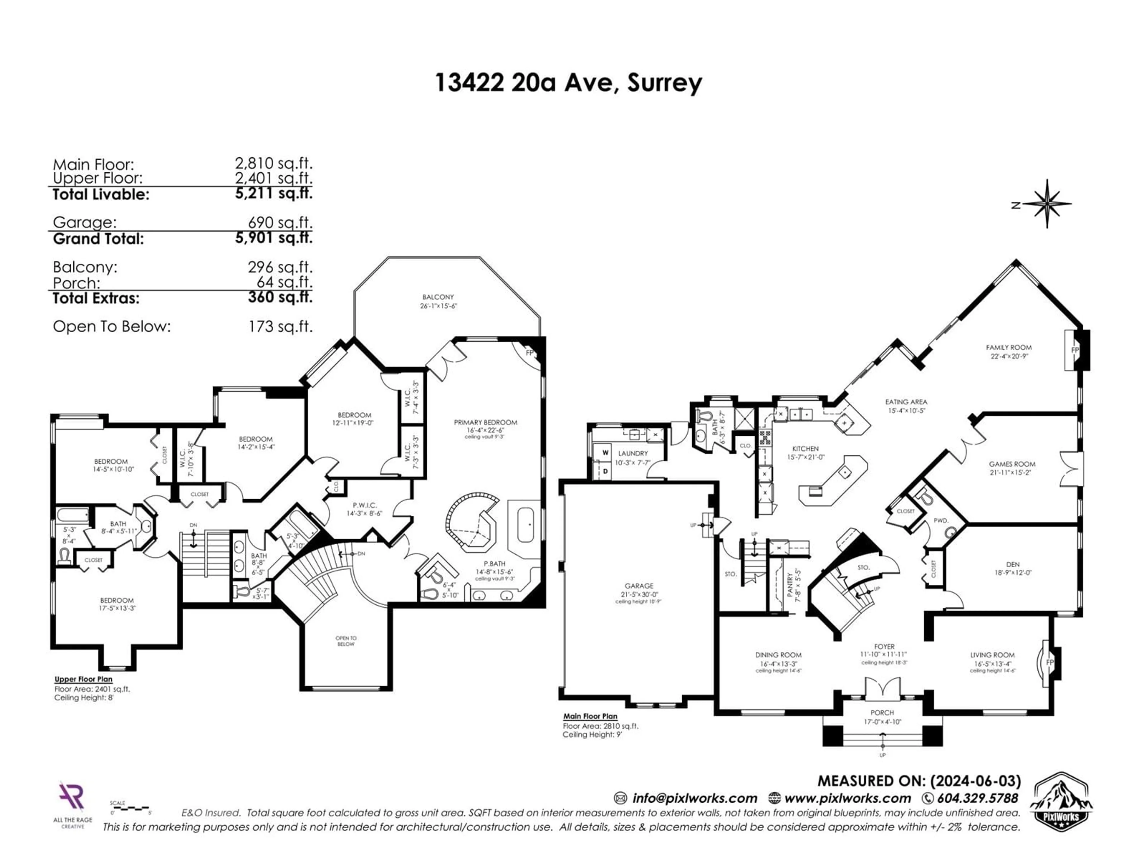 Floor plan for 13422 20A AVENUE, Surrey British Columbia V4A9N8