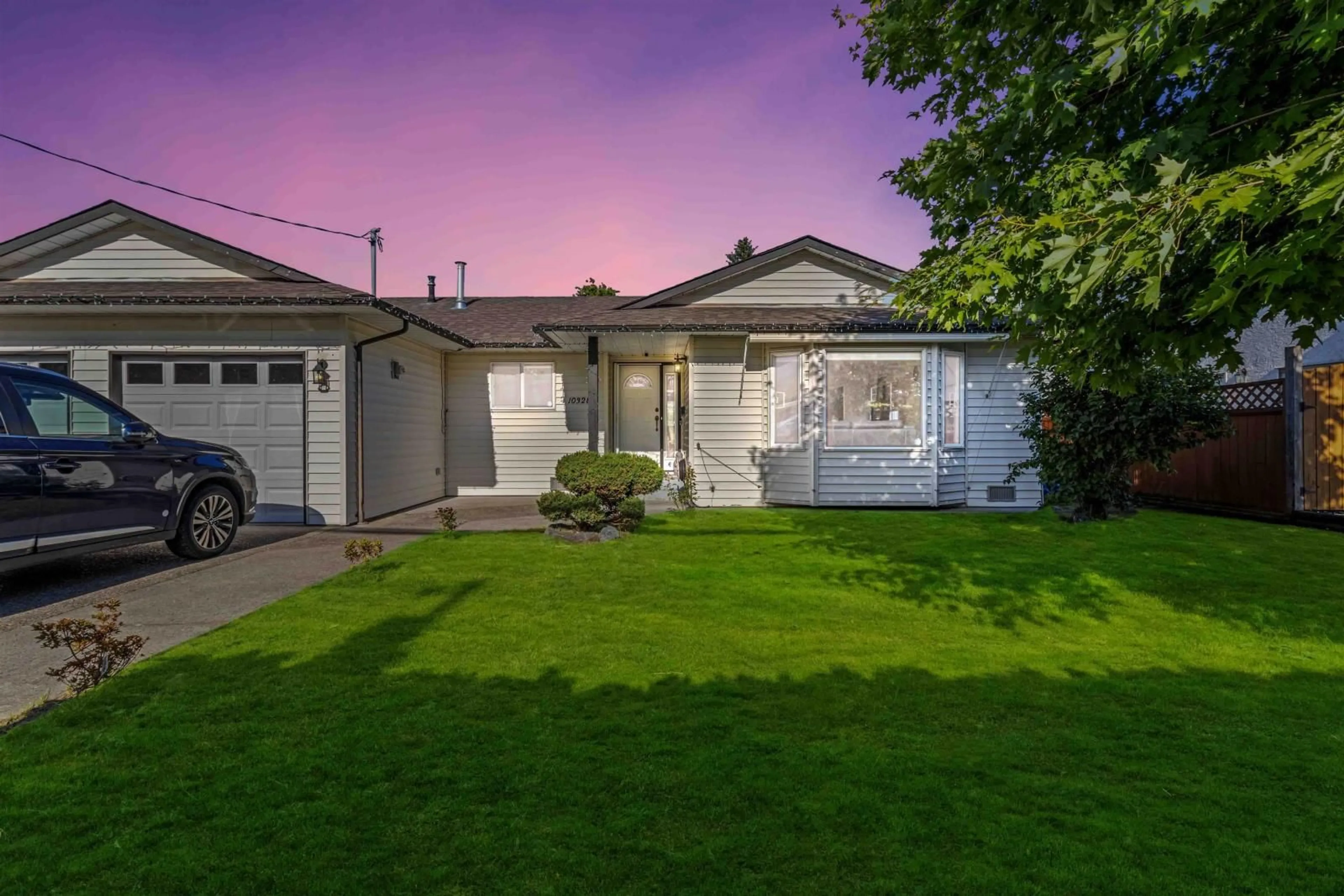 Frontside or backside of a home, the fenced backyard for 10328 KENT ROAD, Chilliwack British Columbia V2P5X7