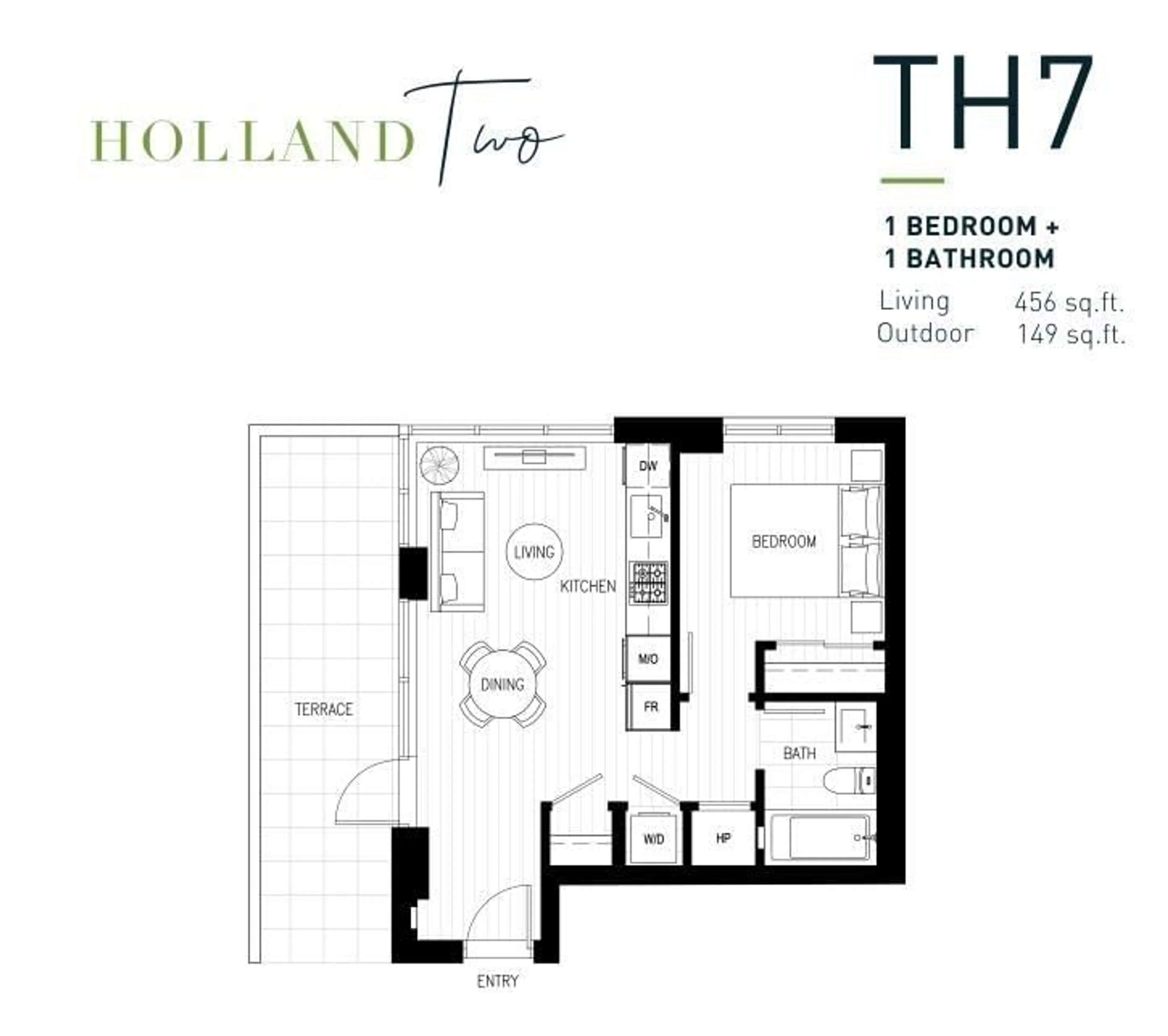 Floor plan for TH7 13387 OLD YALE ROAD, Surrey British Columbia V3T3B1