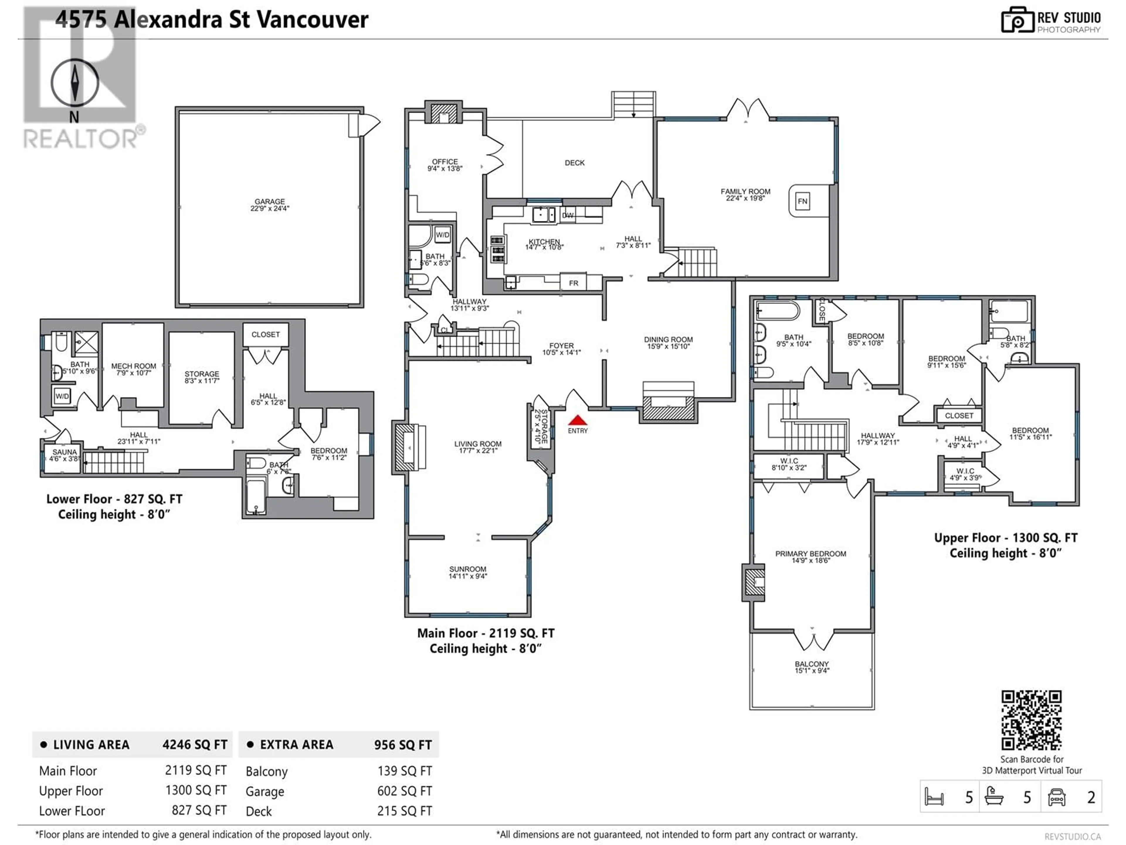 Floor plan for 4575 ALEXANDRA STREET, Vancouver British Columbia V6J4C9