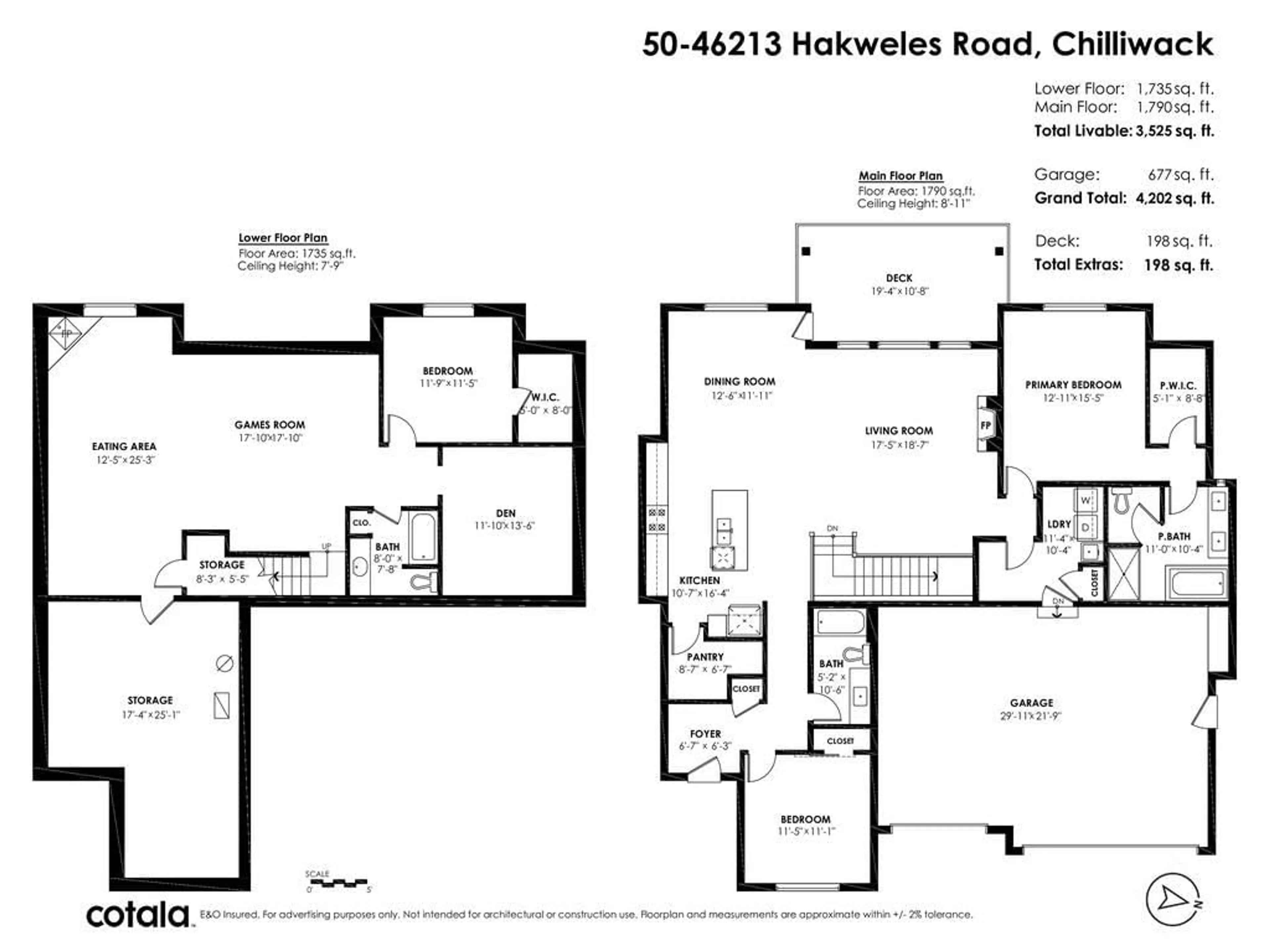 Floor plan for 50 46213 HAK'WELES ROAD, Chilliwack British Columbia V4Z0C6